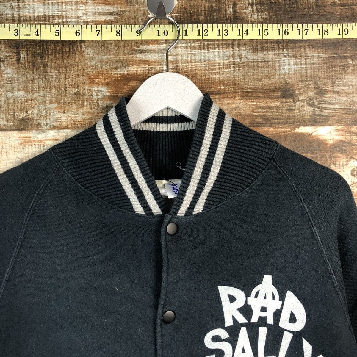 Japanese Brand DL Rad Sally skull Bombers varsity sweater Jacket #A2451 Size US M / EU 48-50 / 2 - 5 Thumbnail