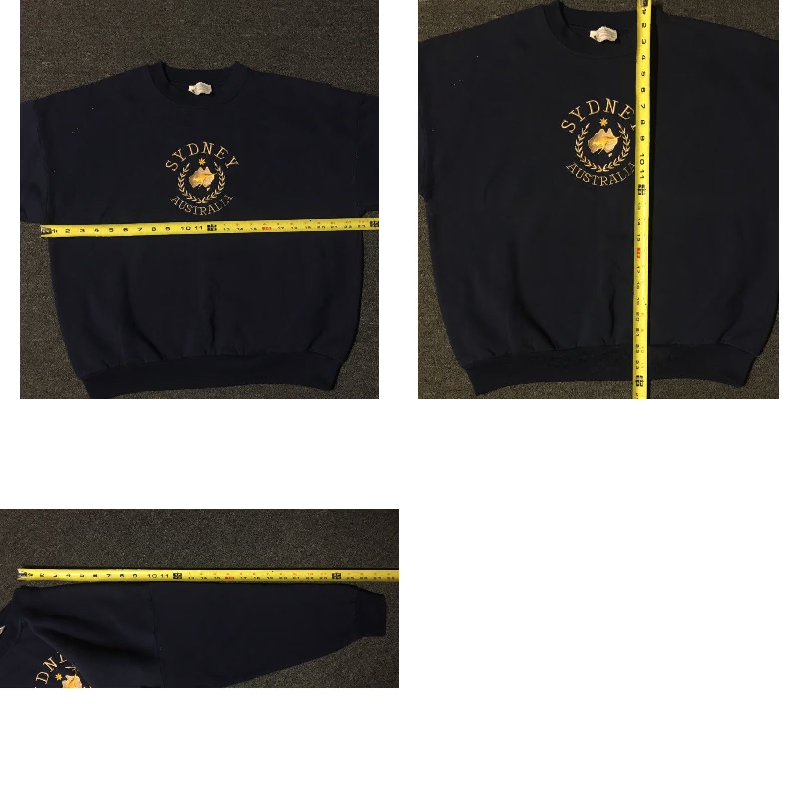 Vintage VINTAGE Animal Sweatshirt Sydney Australia Kangaroo Boxy S Blue 90s 80s Grunge Track Men XS/S Pullover Shirt Mens Size US S / EU 44-46 / 1 - 8 Thumbnail