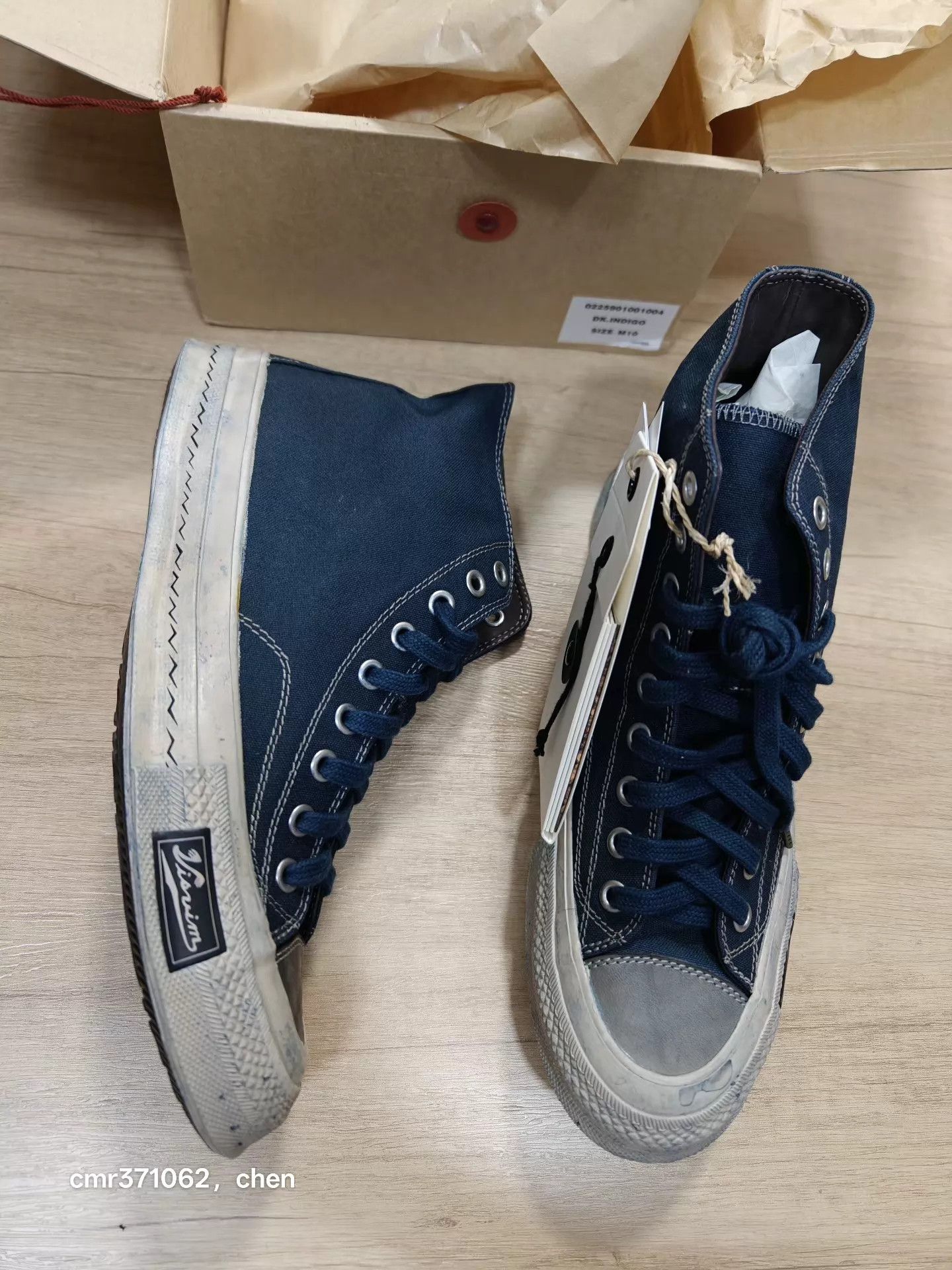 Visvim visvim 25 ICT Skagway Hi N.D. DK Indigo Sz 10 BN Size US 10 / EU 43 - 2 Thumbnail