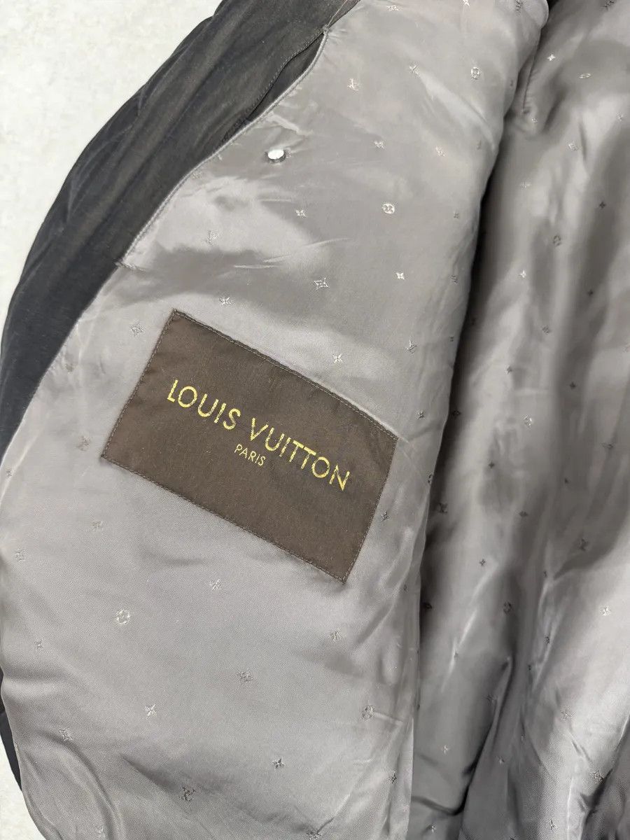 Louis Vuitton Louis Vuitton Taupe Silk Quilted Bomber Jacket Size US L / EU 52-54 / 3 - 14 Thumbnail