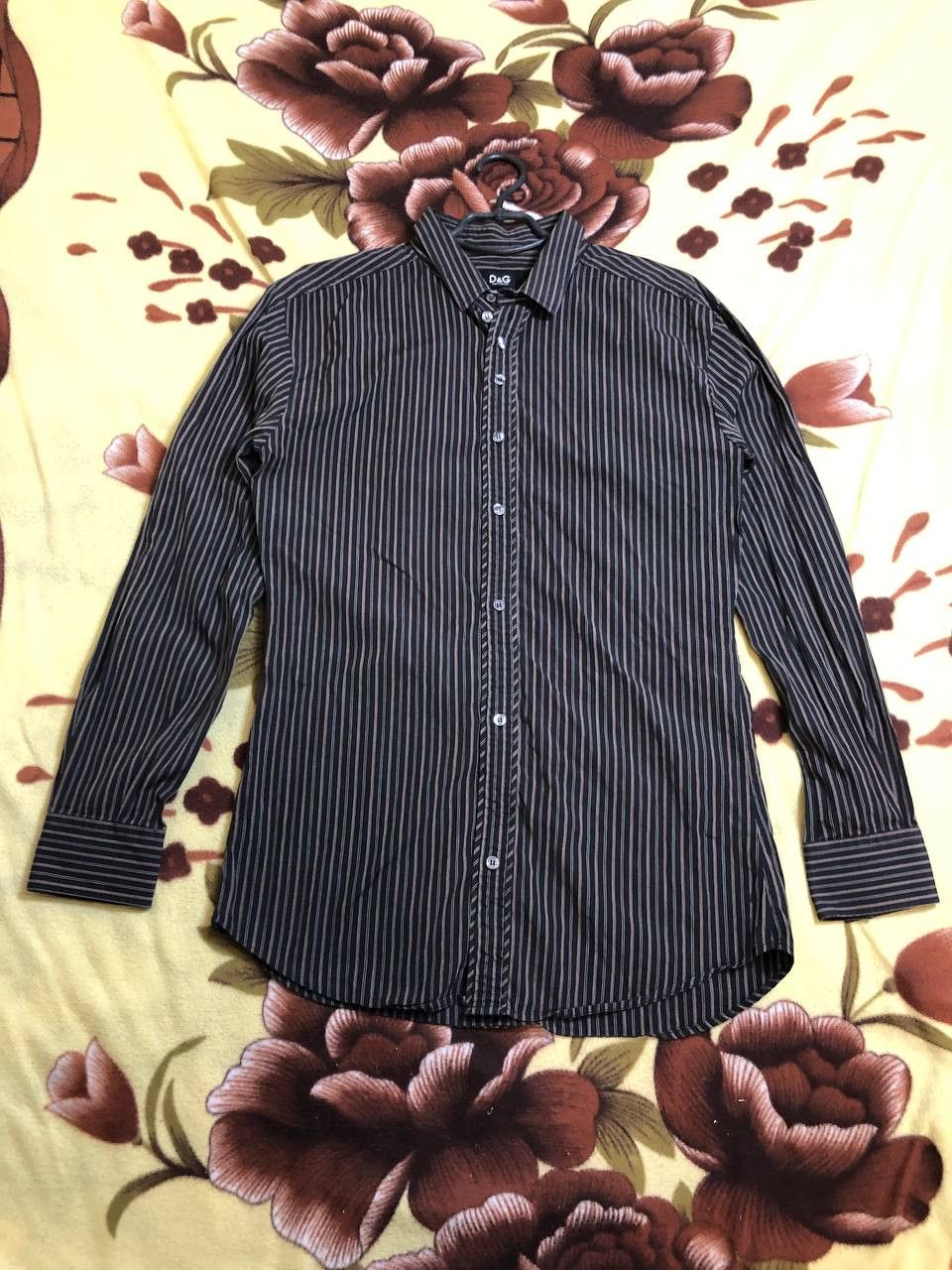 Dolce & Gabbana Men's Dolce & Gabbana (D&G) Formal Striped Shirt Size US M / EU 48-50 / 2 - 1 Thumbnail