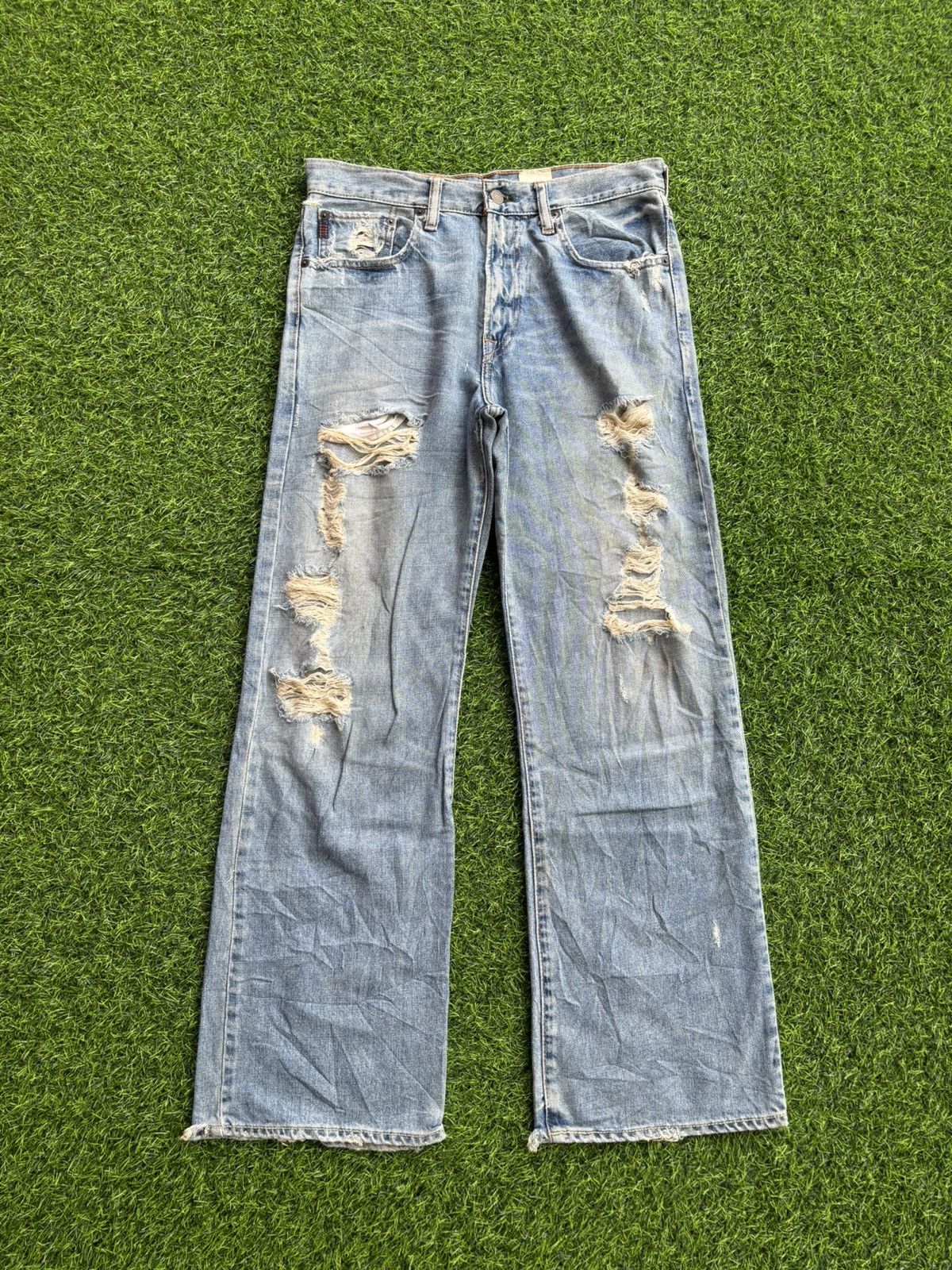 Hysteric Glamour Bootcut Abercrombie Distressed Denim Ifsixwasnine Style Size US 31 - 1 Thumbnail