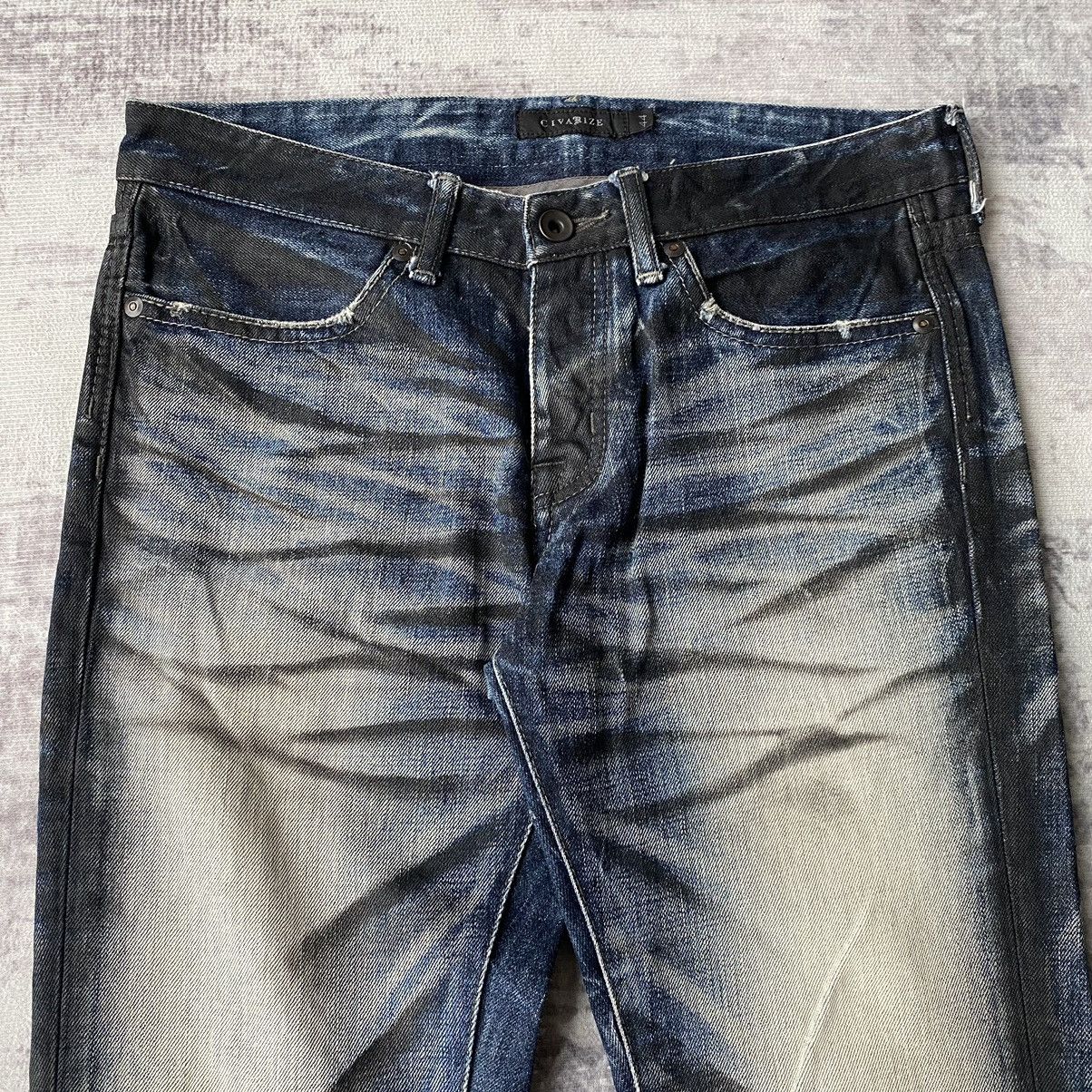CIVARIZE Civarize Flare Black Wax Denim Jeans Size US 31 - 3 Thumbnail