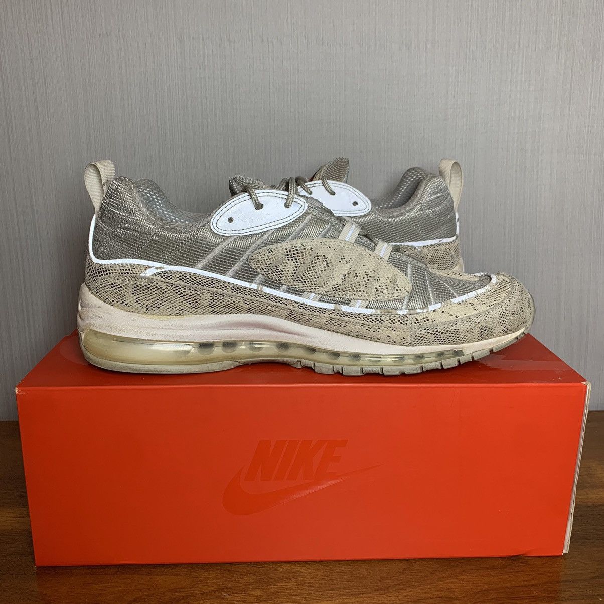 Nike × Supreme Supreme Nike Air Max 98 Snakeskin Size US 11.5 / EU 44-45 - 14 Thumbnail