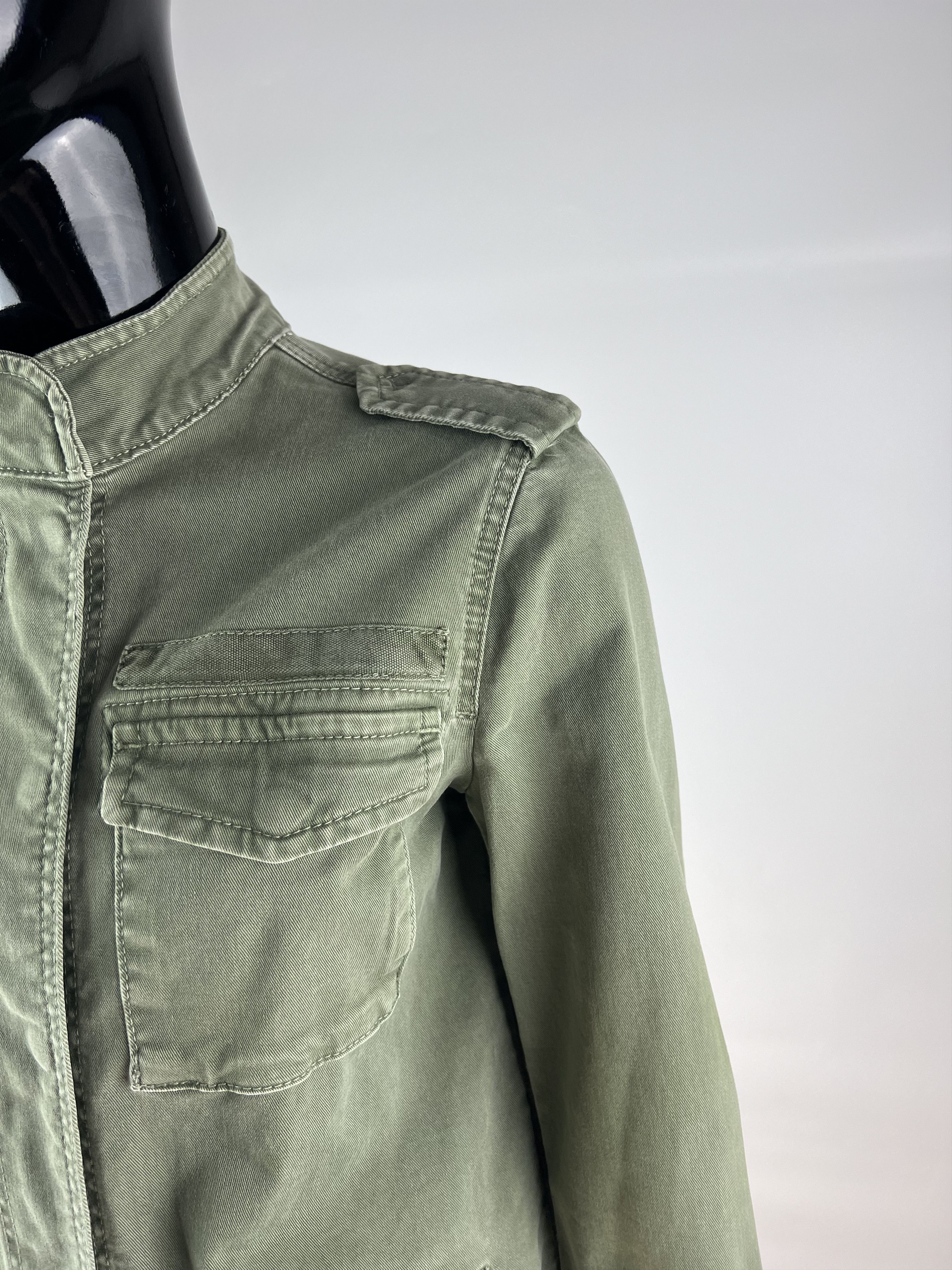 Designer Set Urban Deluxe Women's Green Denim Jacket Size M Size S / US 4 / IT 40 - 5 Thumbnail