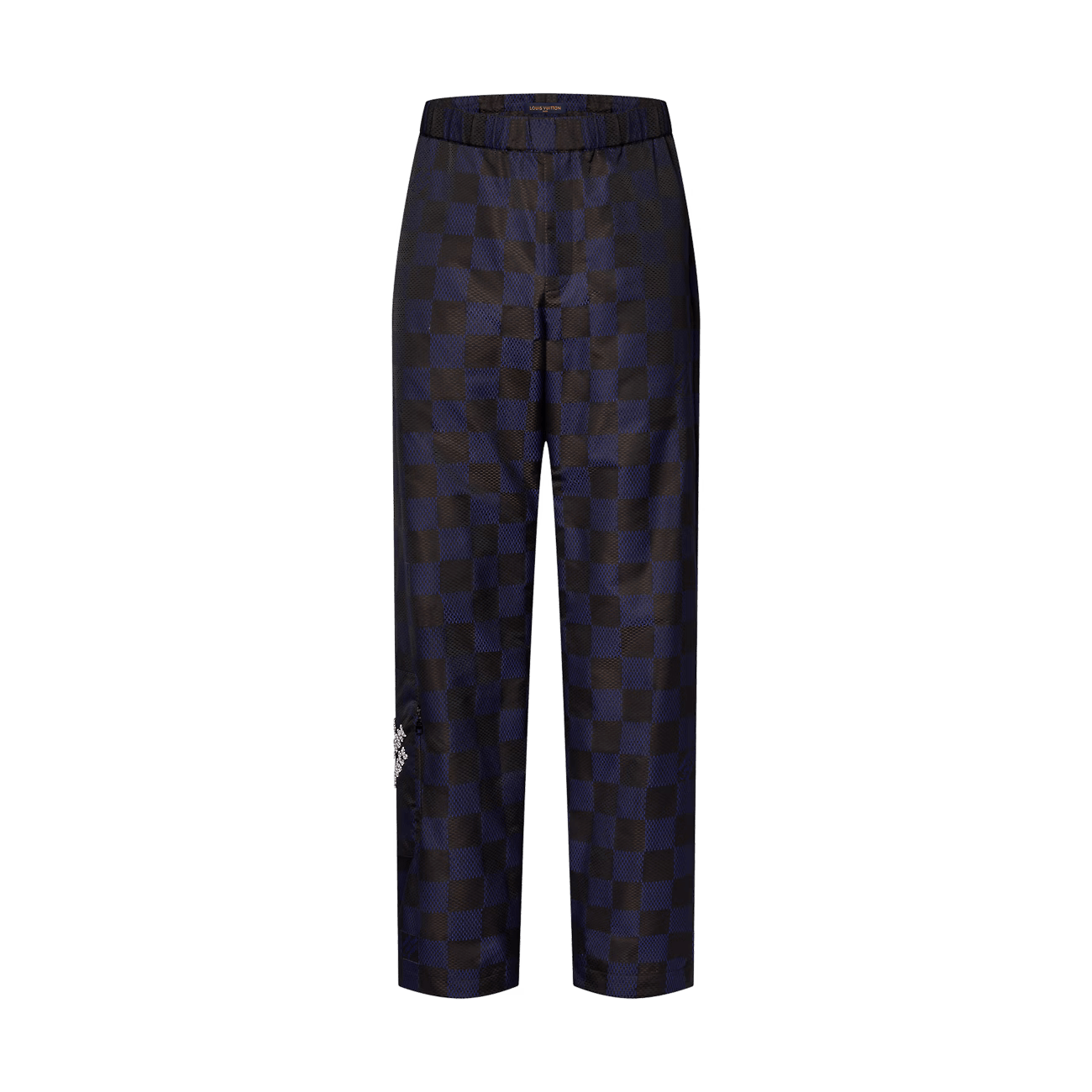 image of Louis Vuitton Pants Monogram Workwear Cargo Lv Logo 1Afja9 in Black/Navy, Men's (Size 40)