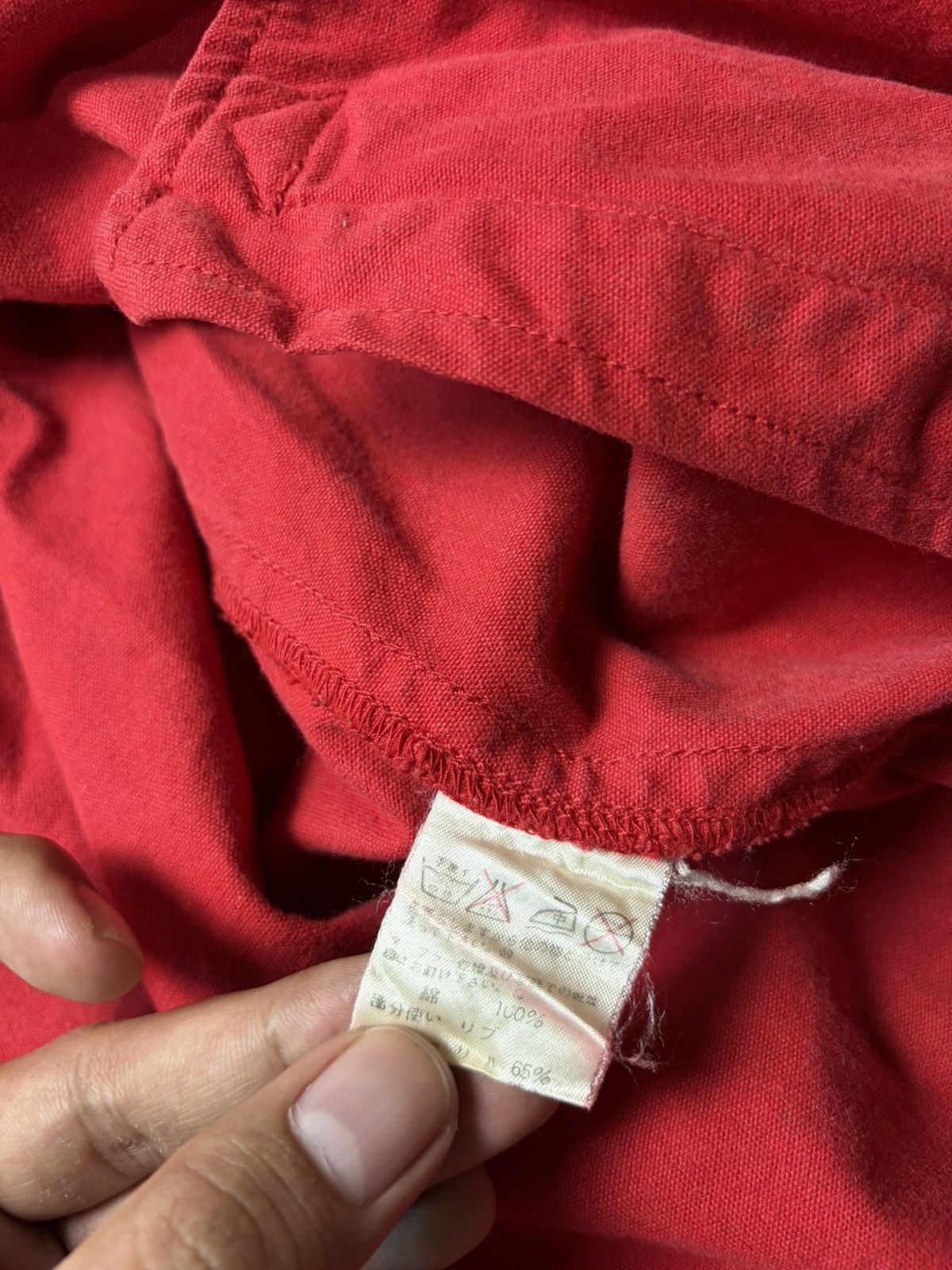 Issey Miyake FREE TAX! 80’s Issey Miyake Sport Red Bomber Jacket Size US M / EU 48-50 / 2 - 9 Thumbnail