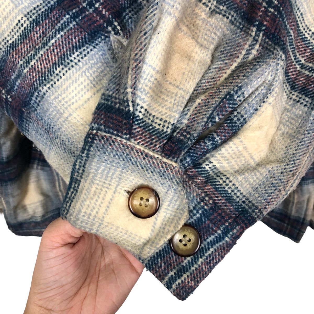 Flannel ☄️VINTAGE FLANNEL JACKET PRACT STUDIO ISSEY MIYAKE JAPAN Size US M / EU 48-50 / 2 - 11 Thumbnail