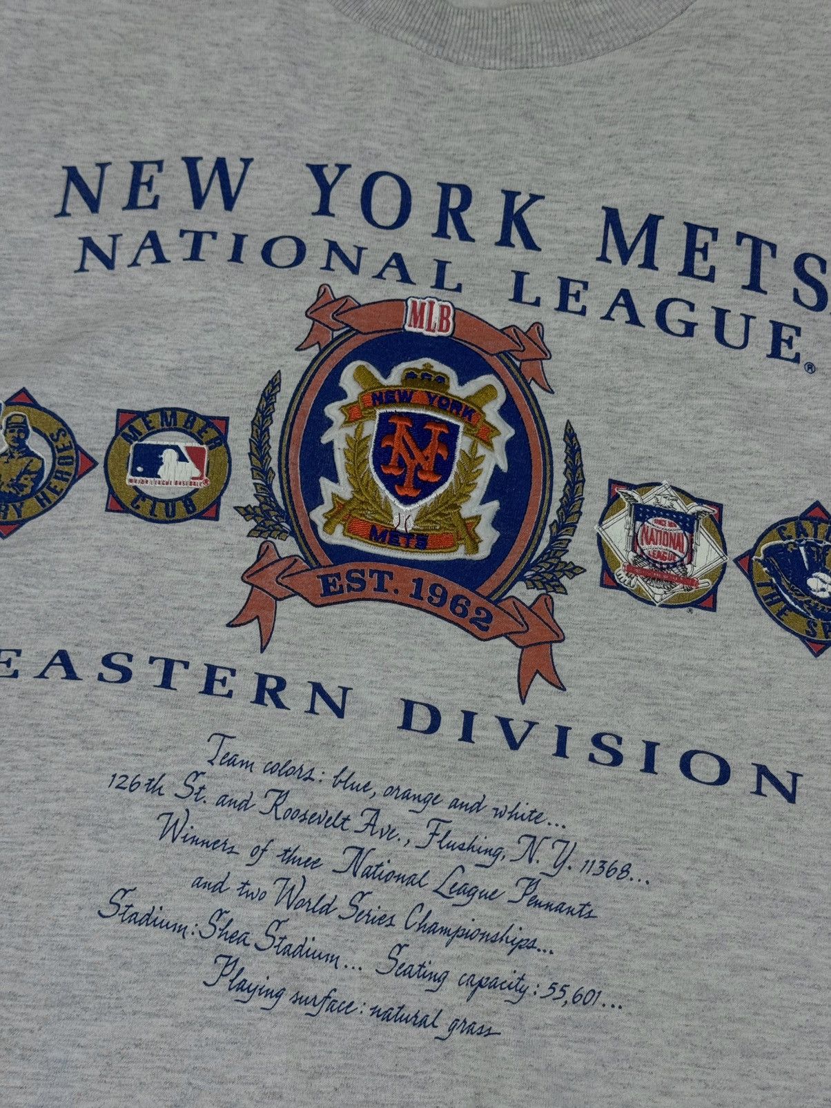 Nutmeg × Vintage NEW YORK METS Nutmeg Mills MLB Made in USA Vintage T-Shirt Size US M / EU 48-50 / 2 - 18 Thumbnail