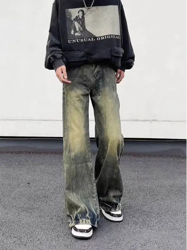 VIBE Light Blue High Street Vintage Loose Jeans Size US 32 / EU 48 - 3 Thumbnail