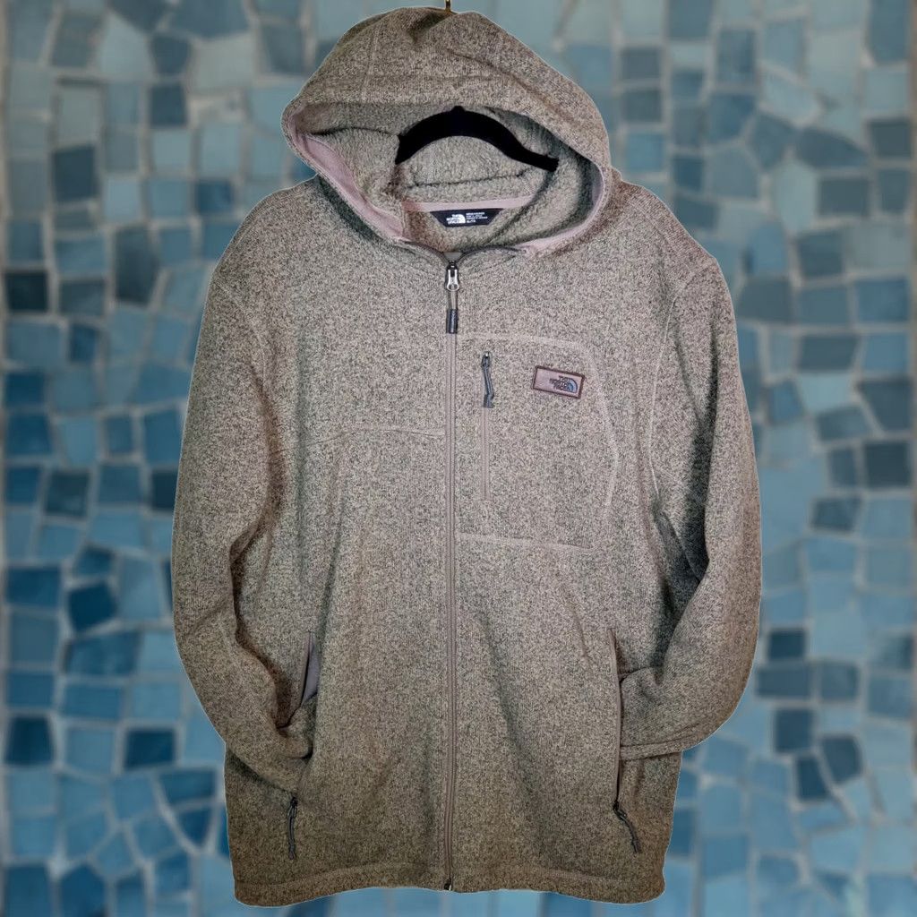 The North Face The North Face Gordon Lyons Hoodie Fleece Jacket Light Brown XL Mens Full Zip Hooded Jacket Size US XL / EU 56 / 4 - 1 Thumbnail