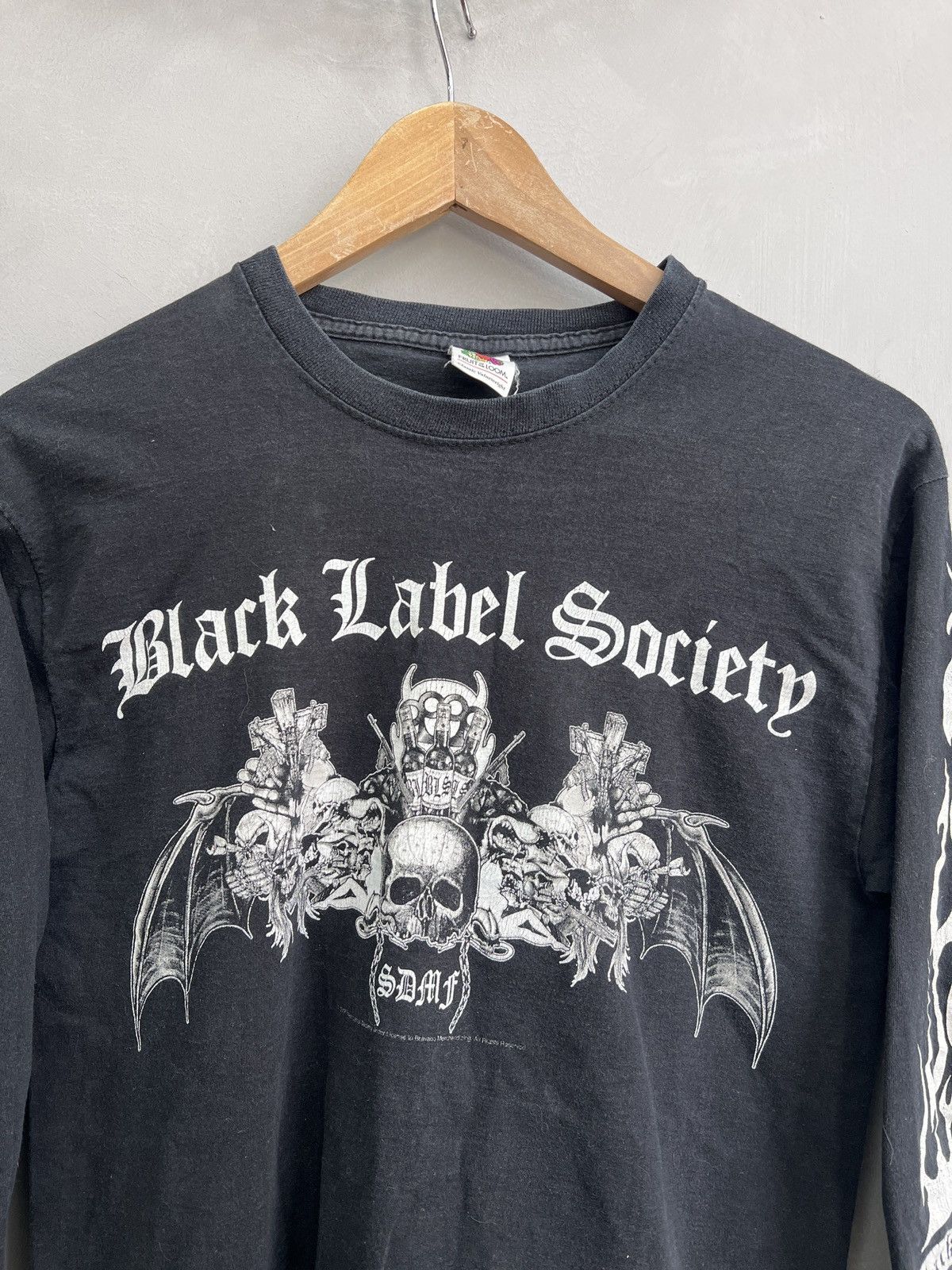 Vintage × West Coast Choppers Vintage BLACK LABEL SOCIETY Biker Choppers Long Sleeve Size US S / EU 44-46 / 1 - 4 Thumbnail