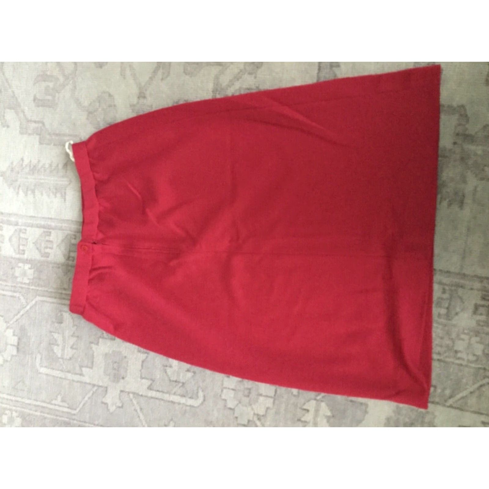Vintage VINTAGE Leslie Fay Red Pencil Skirt Suit Size 16 Tailored Womens Size 38" / US 16 / IT 52 - 6 Thumbnail