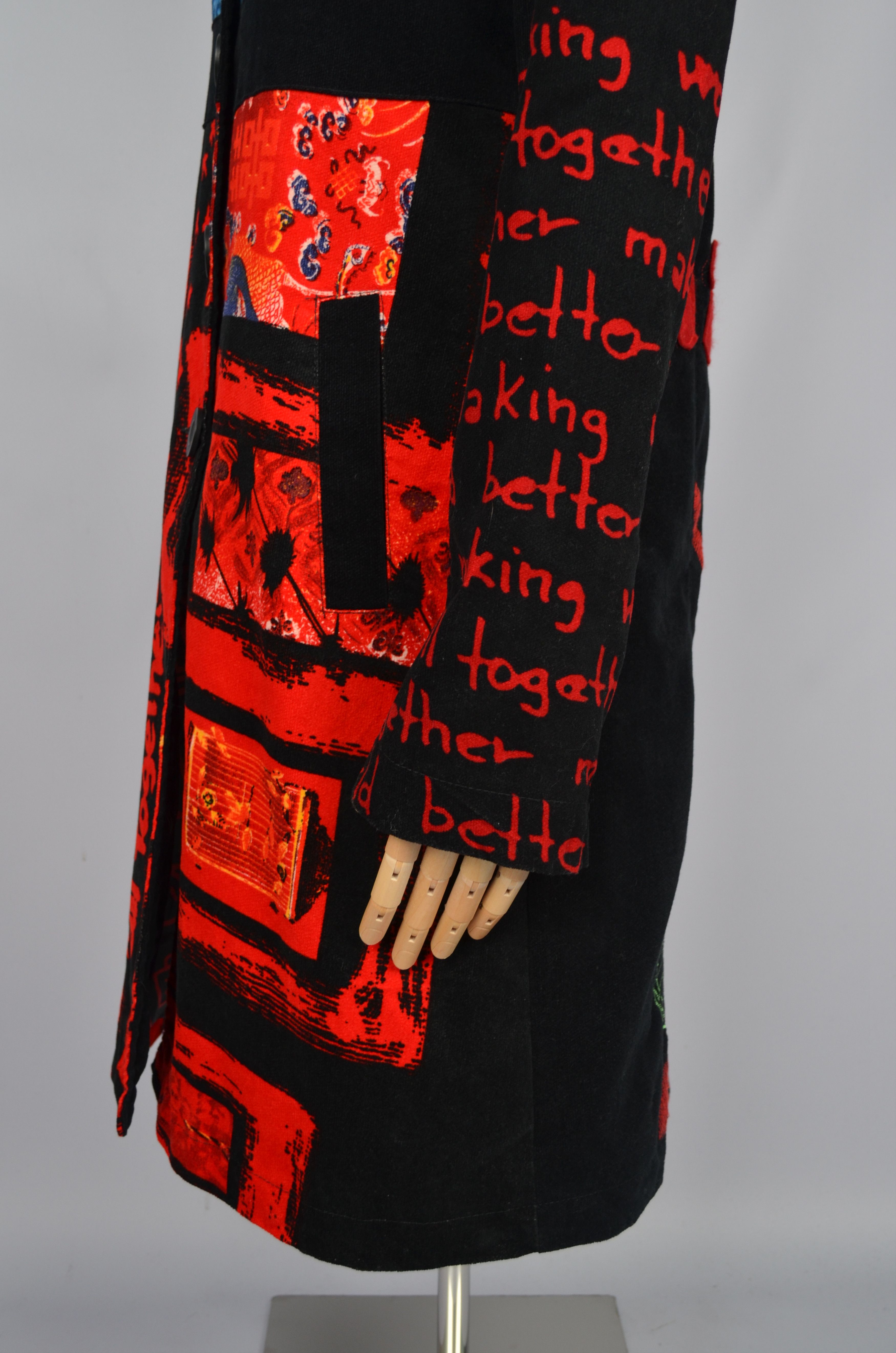 Desigual Desigual Multicolored Printed Jacket Coat Size 42/L Designer Size L / US 10 / IT 46 - 7 Thumbnail