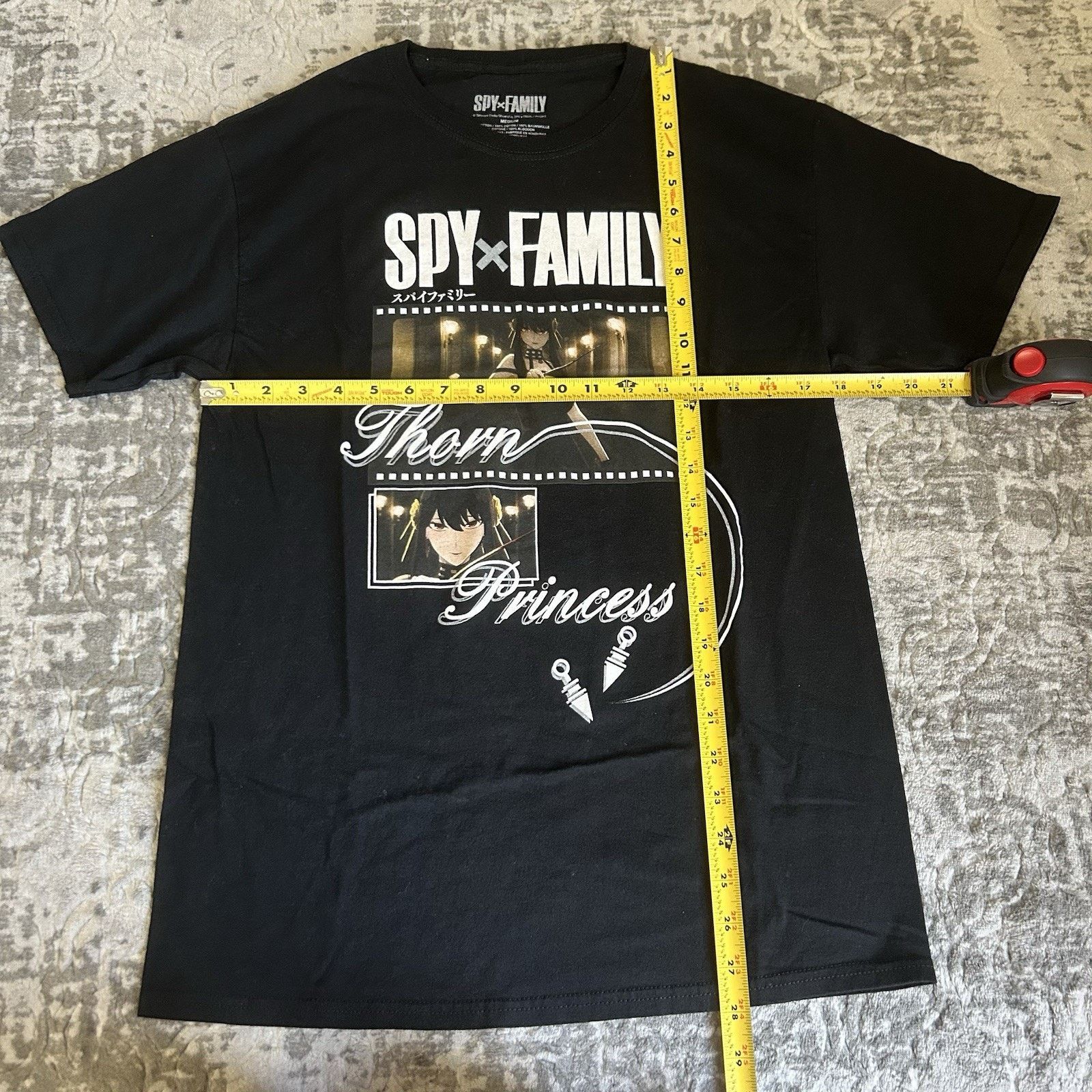 Other SPYxFAMILY Thorn Princess Size Medium Black Graphic Tshirt Size US M / EU 48-50 / 2 - 4 Thumbnail