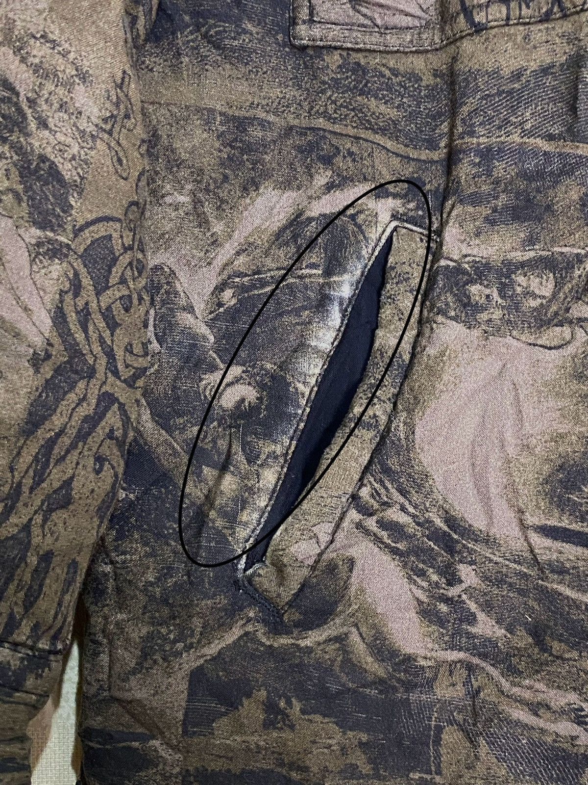 Diesel × Japanese Brand RARE Diesel Full Print Weather Gear Combat RR55 Art Jacket Size US S / EU 44-46 / 1 - 10 Thumbnail