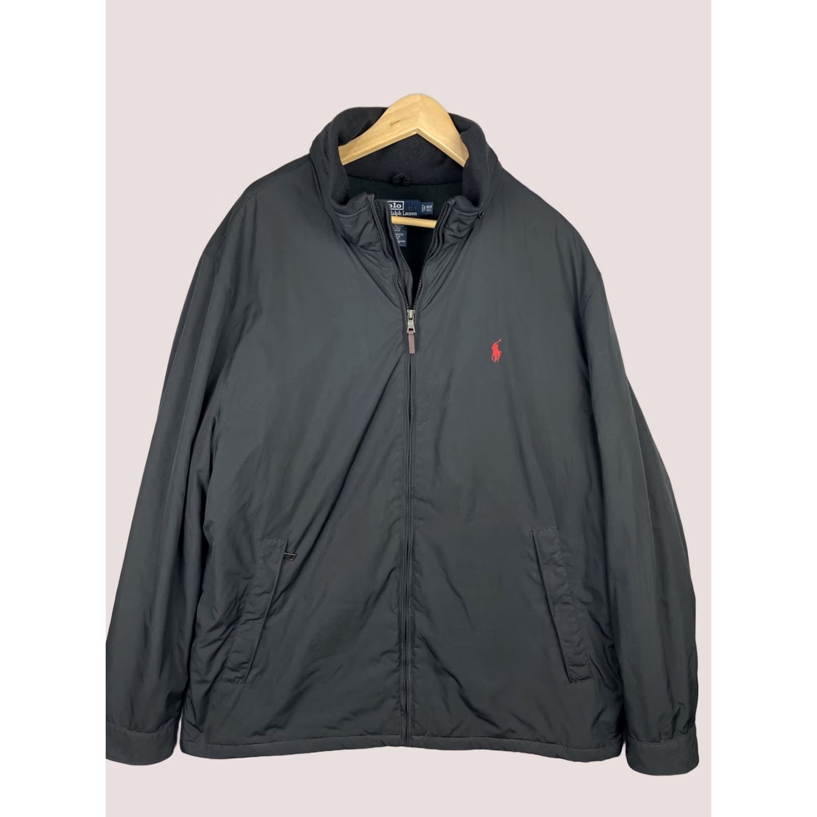 Polo Ralph Lauren VINTAGE Polo Ralph Lauren Jacket Mens XL Tall Black Hooded Lined Bomber Jacket Size US XL / EU 56 / 4 - 1 Thumbnail