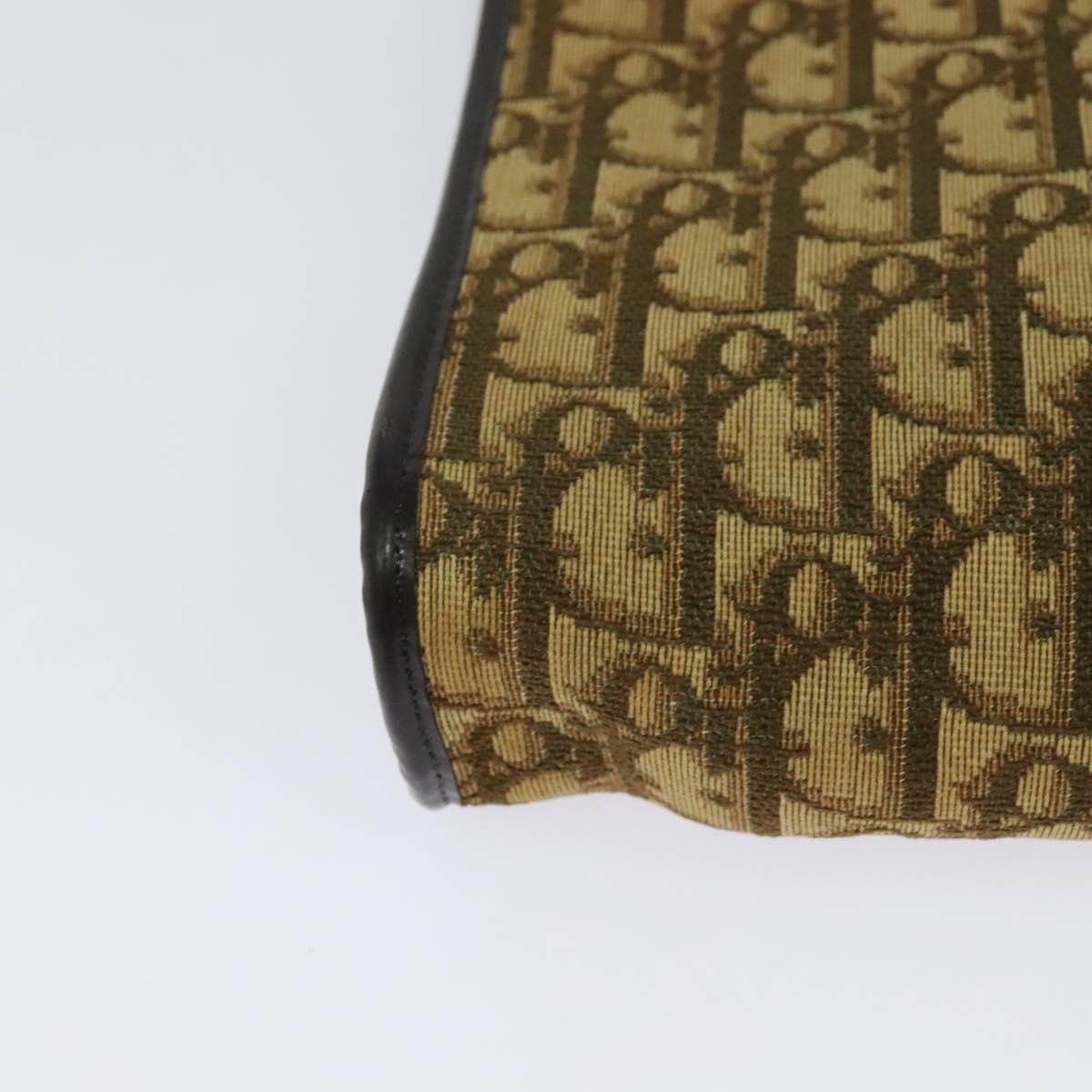 Dior DIOR Trotter Canvas Shoulder Bag Brown Gold Size ONE SIZE - 12 Thumbnail