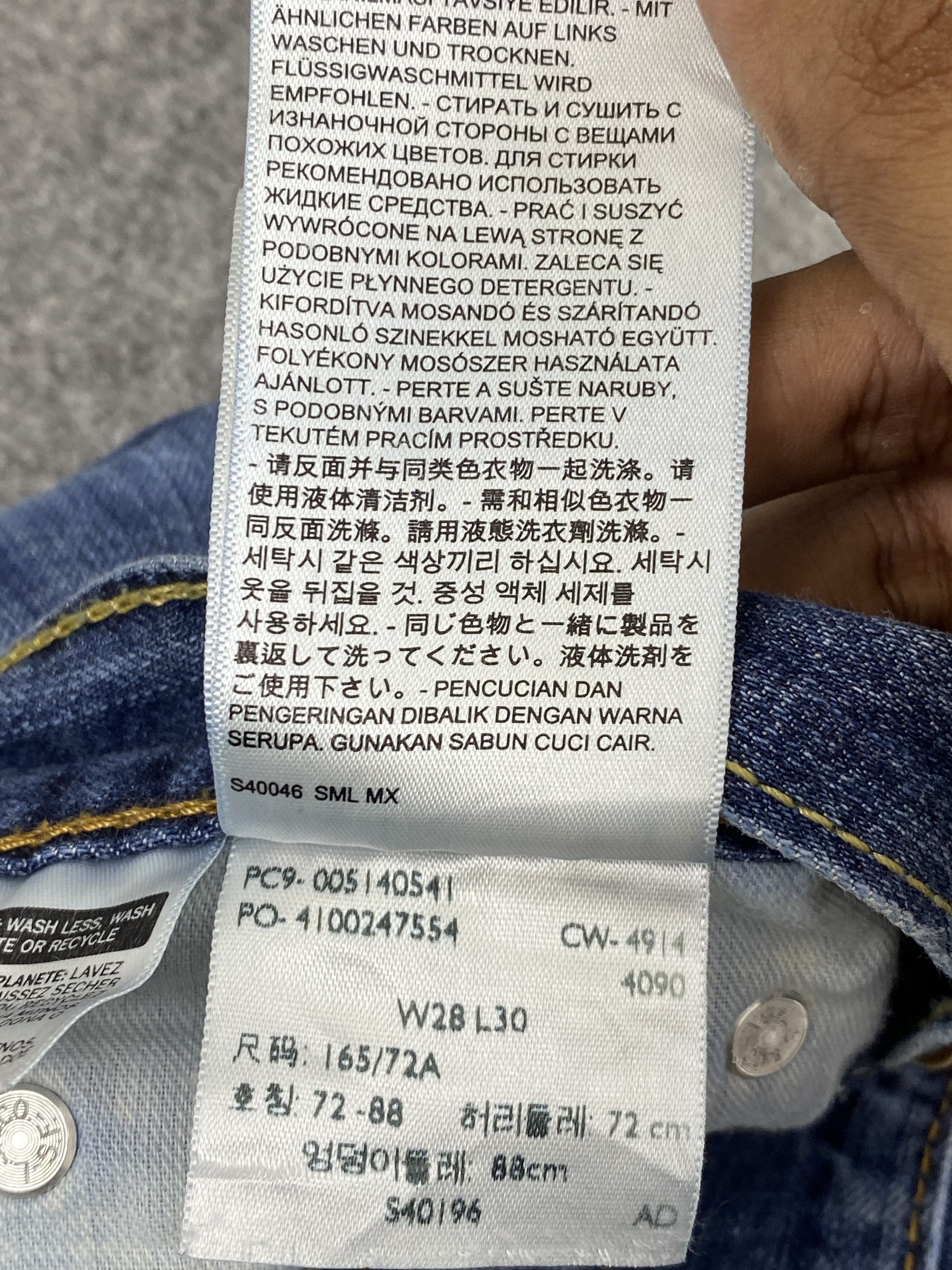 Levi's Faded Blue Vintage Levis 514 Jeans DP2325 Size US 28 / EU 44 - 14 Thumbnail