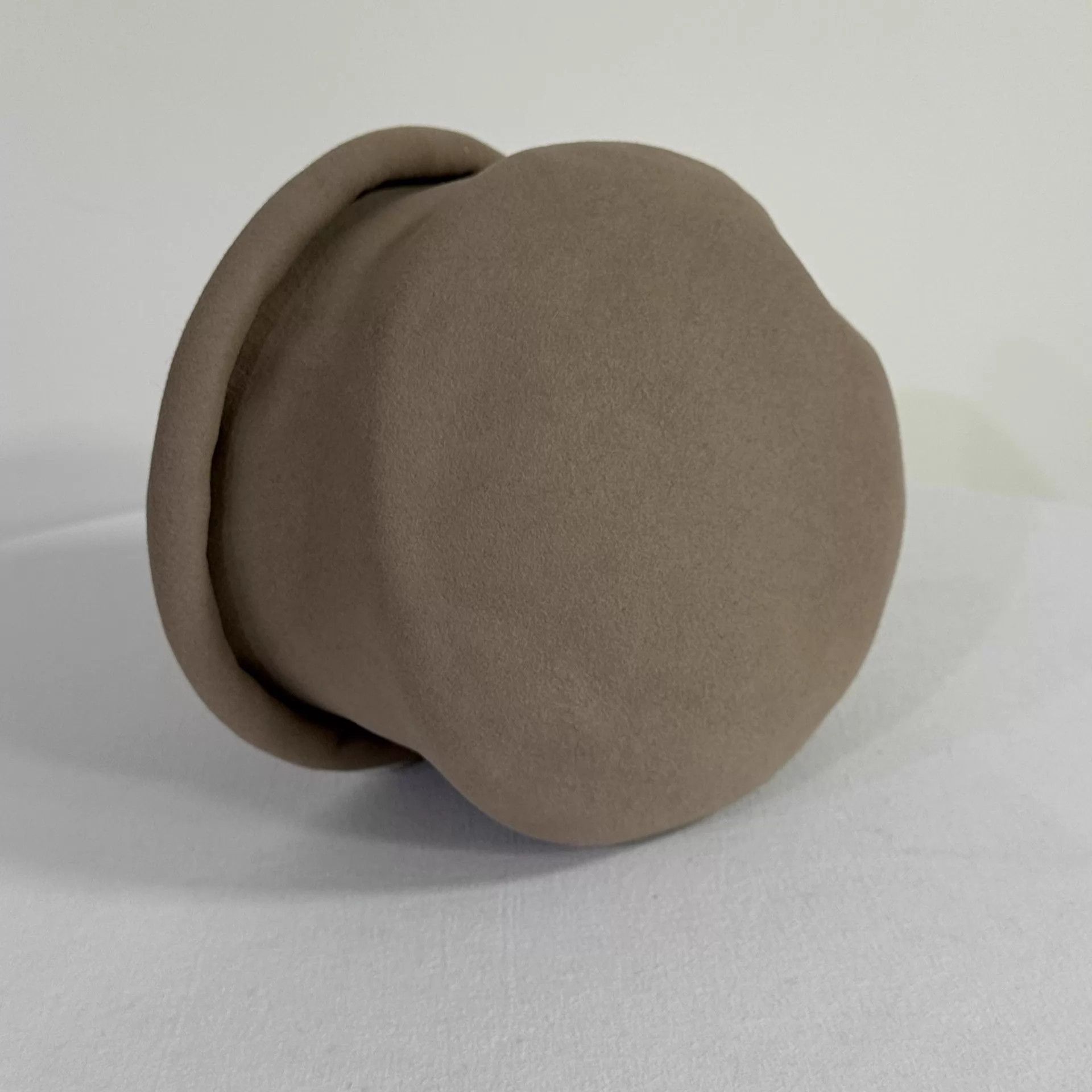 Horisaki HORISAKI Handmade Rabbit Fur Felt Hand-Rolled Brim Hat Size ONE SIZE - 3 Thumbnail