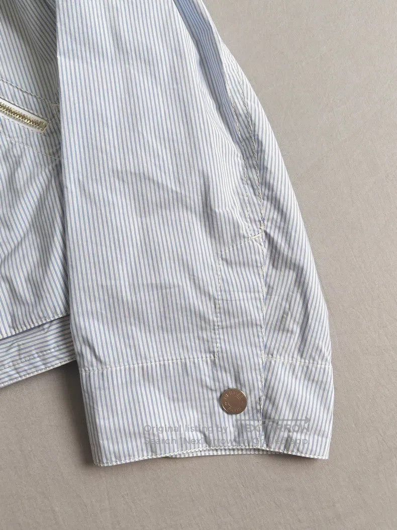 Hermes Hermes Men's jacket, light blue striped, 45% cotton + 55% Size US M / EU 48-50 / 2 - 9 Thumbnail