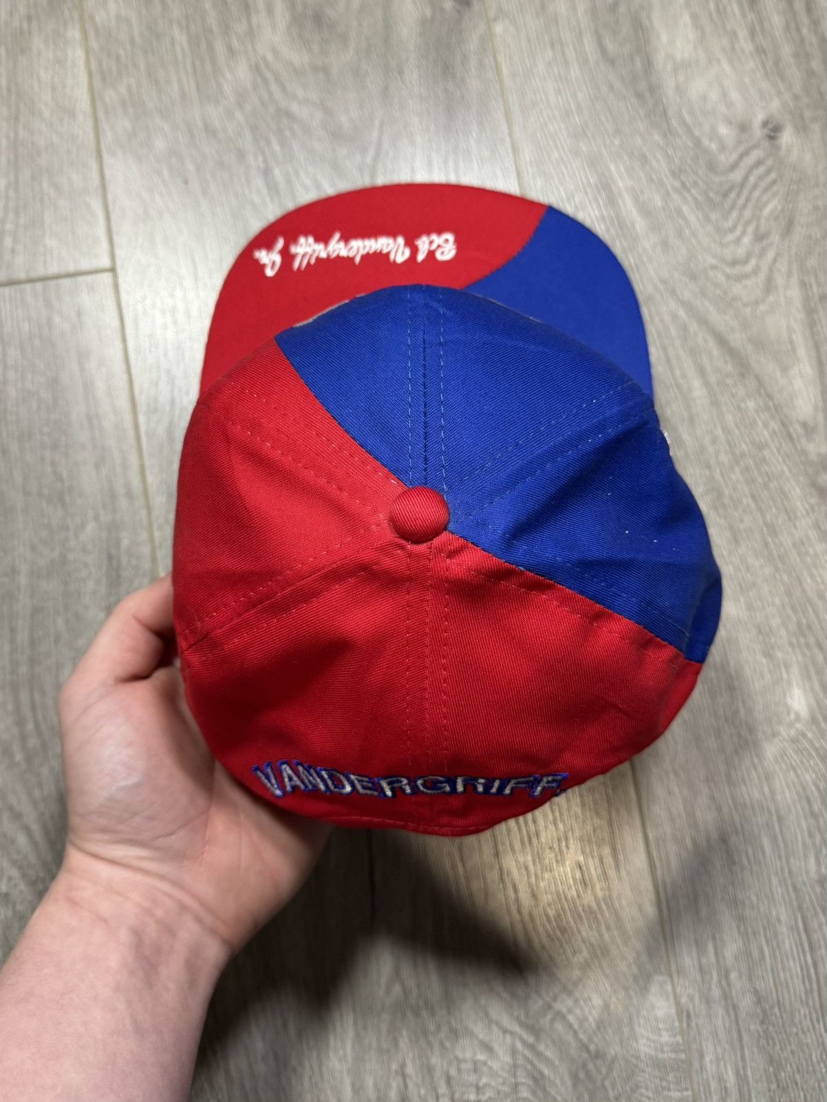 Jerzees × NASCAR × Vintage Bob Vandergriff Jr Jerzees Activewear Racing Snapback Size ONE SIZE - 6 Thumbnail