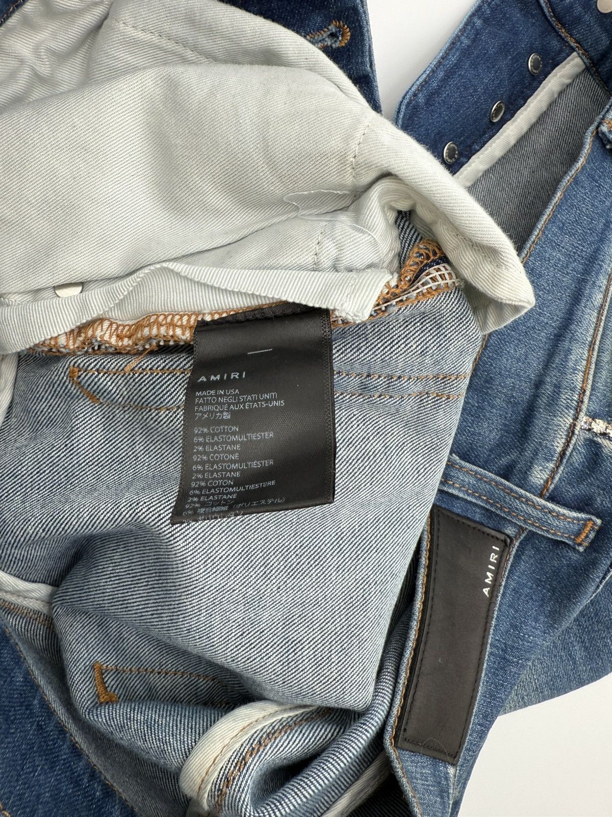 Amiri AMIRI Crystal Track Jeans SZ: 30 Size US 30 / EU 46 - 10 Thumbnail