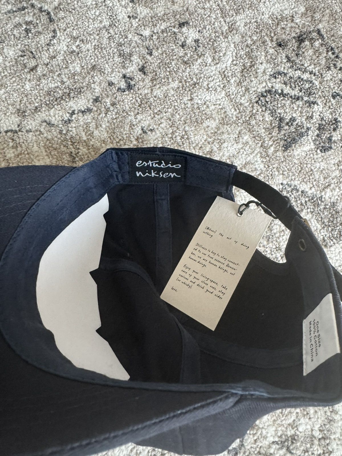 Other Estudio Niksen Navy StrapBack Hat Size ONE SIZE - 3 Thumbnail