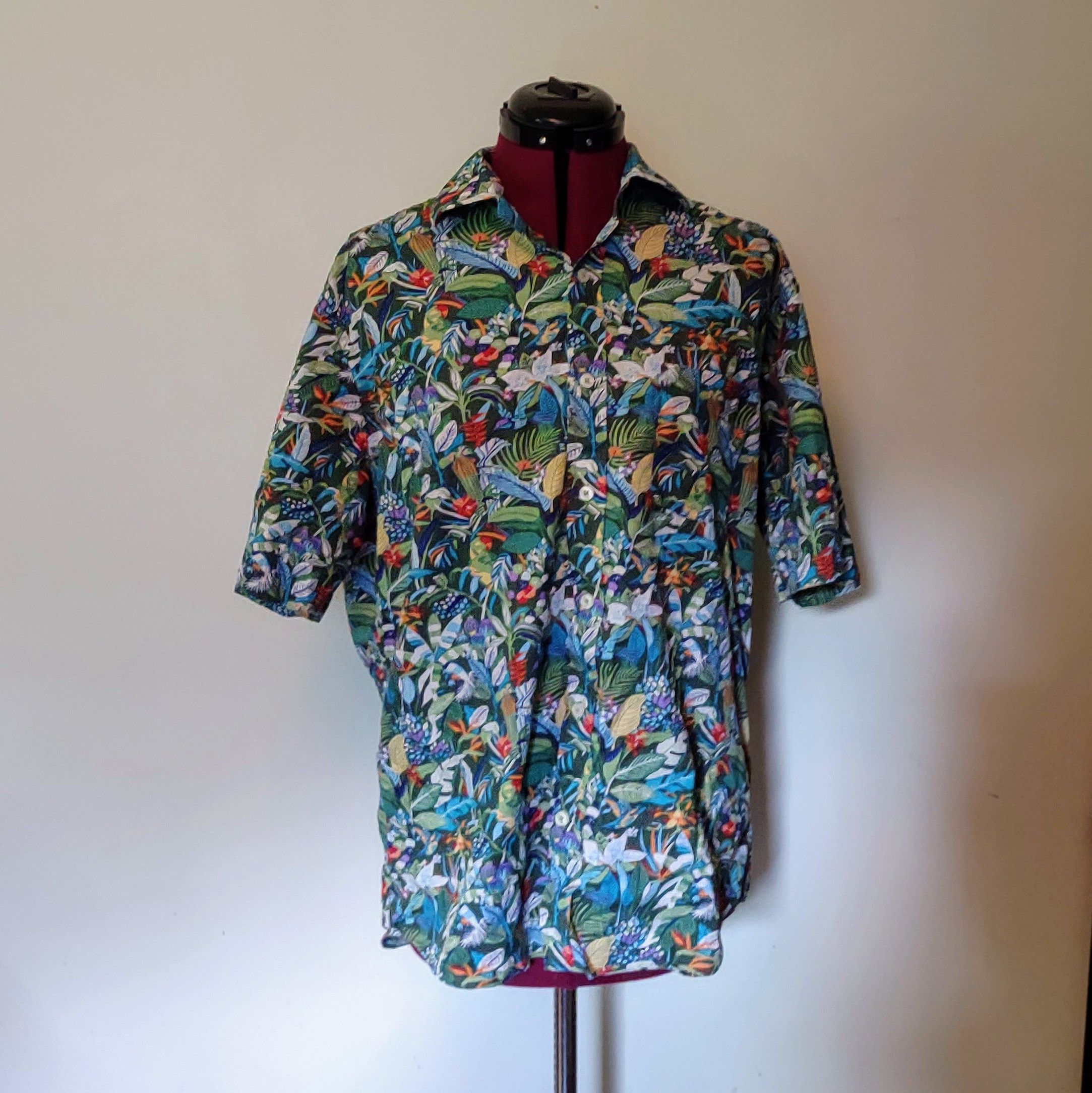 Alan Flusser Alan Flusser Button Front Shirt Size US L / EU 52-54 / 3 - 1 Thumbnail