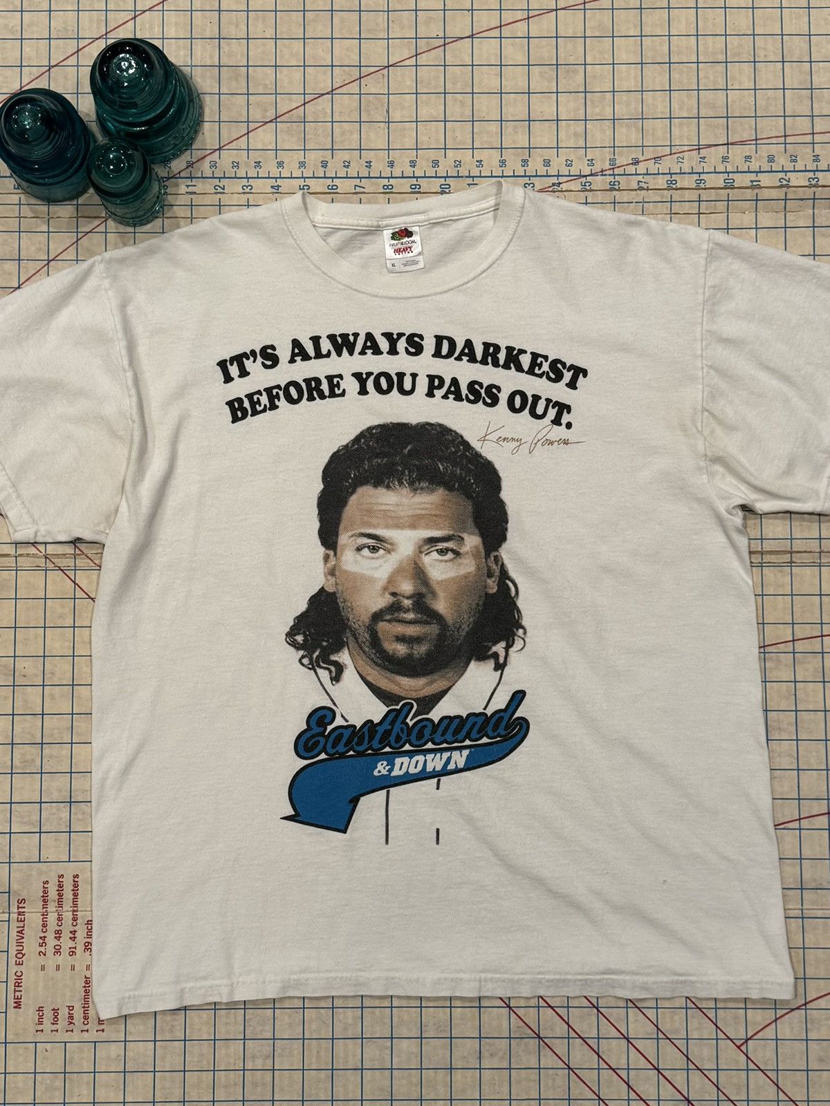 Vintage East Bound & Down Its Always Darkest Before You Pass Out Tee Size US XL / EU 56 / 4 - 2 Thumbnail