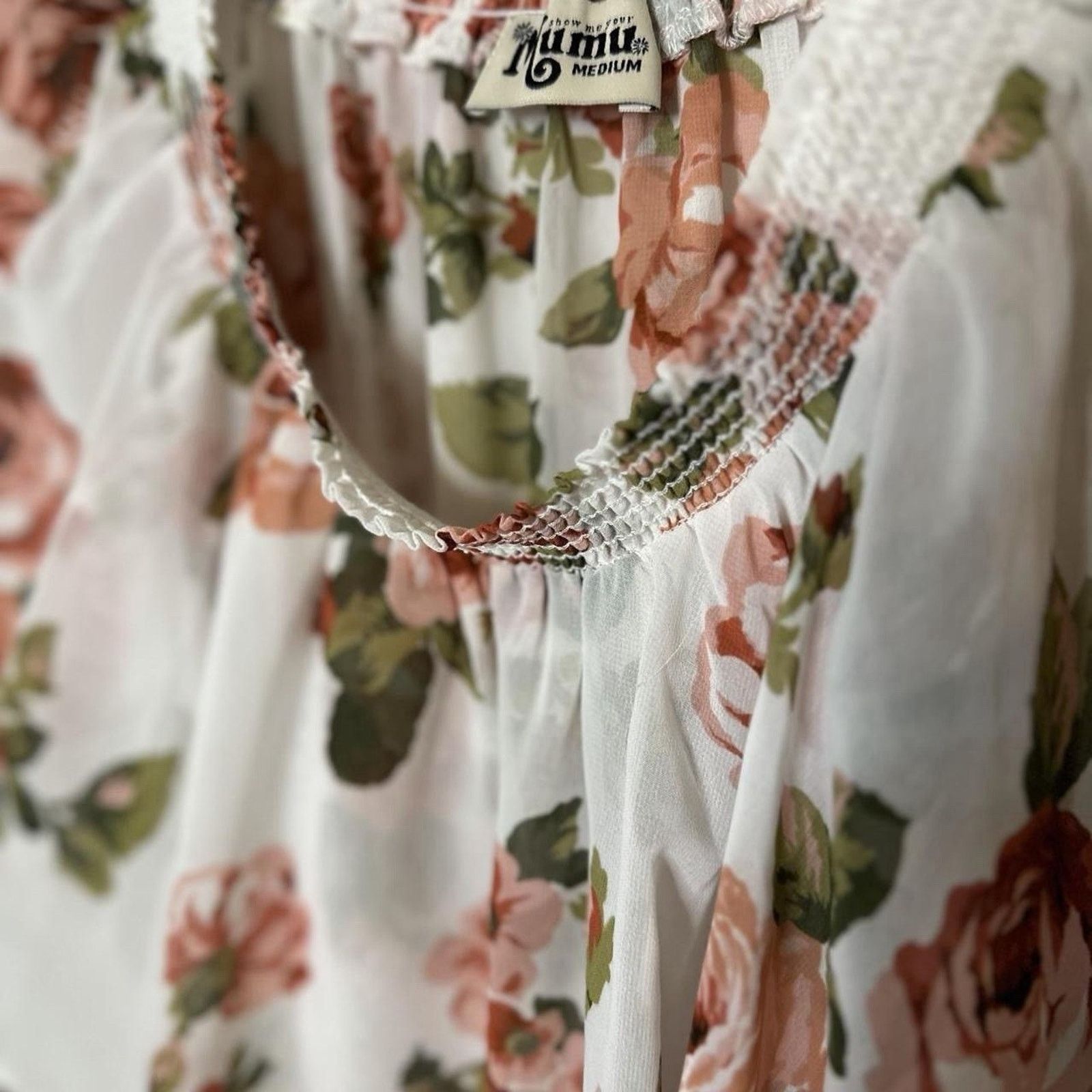 Show Me Your MuMu Show Me Your MuMu Rosarita Romper Off Shoulder Floral small Size 28" / US 6 / IT 42 - 6 Thumbnail
