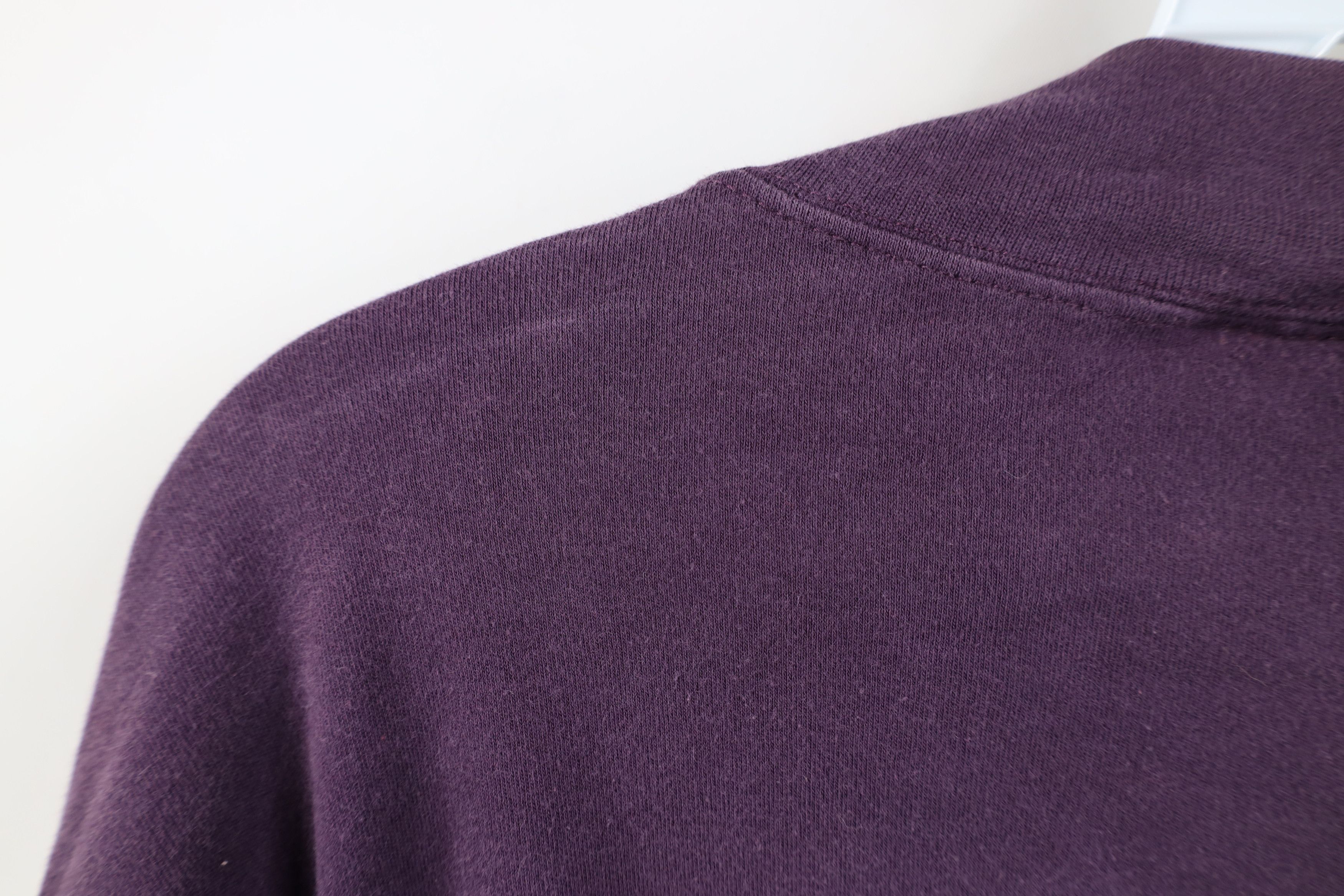 Vintage Vintage 90s Streetwear Mock Neck Long Sleeve T-Shirt Purple Size US XXL / EU 58 / 5 - 10 Thumbnail