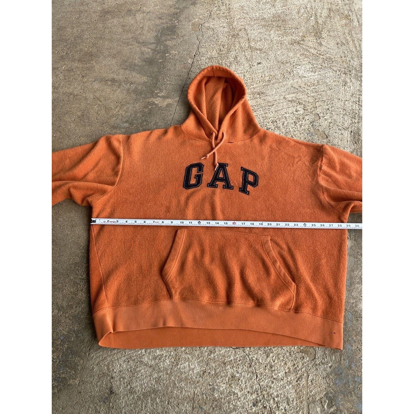Gap VTG Gap Fleece Hoodie Pullover 2XL Hooded Sweatshirt Size US XXL / EU 58 / 5 - 10 Thumbnail