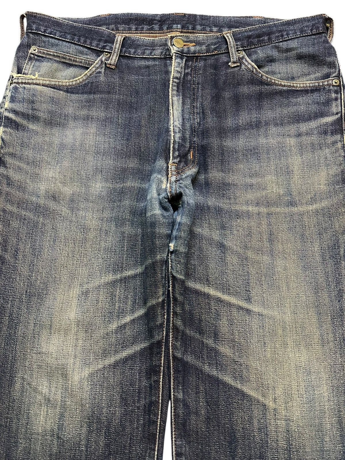 Wrangler Vintage Wrangler Blue Faded Wash Style Loose Jeans Size US 36 / EU 52 - 3 Thumbnail
