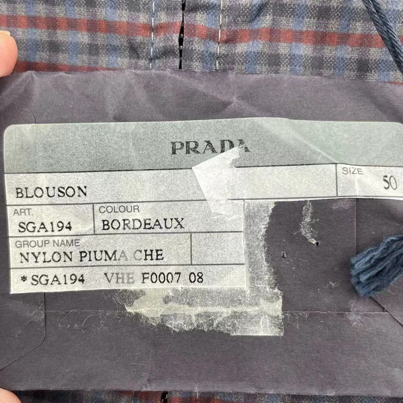 Prada Prada Thousand-bird check zipper jacket 2501-Nextarrow Size US M / EU 48-50 / 2 - 7 Thumbnail