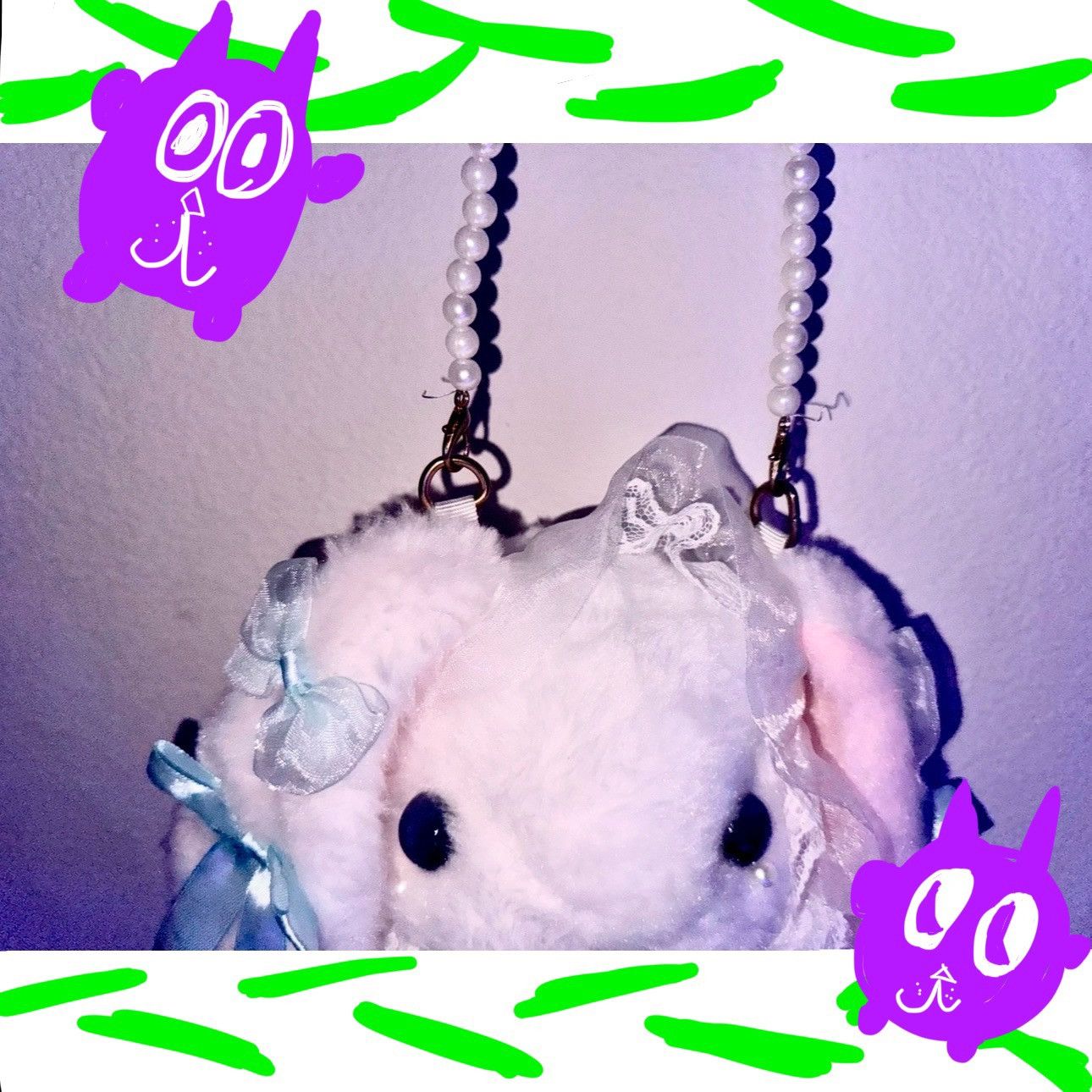 Other × Vintage Bunny Bag Y2K Womens Accessory Pearl Shoulder Bag Fairy Size ONE SIZE - 3 Thumbnail
