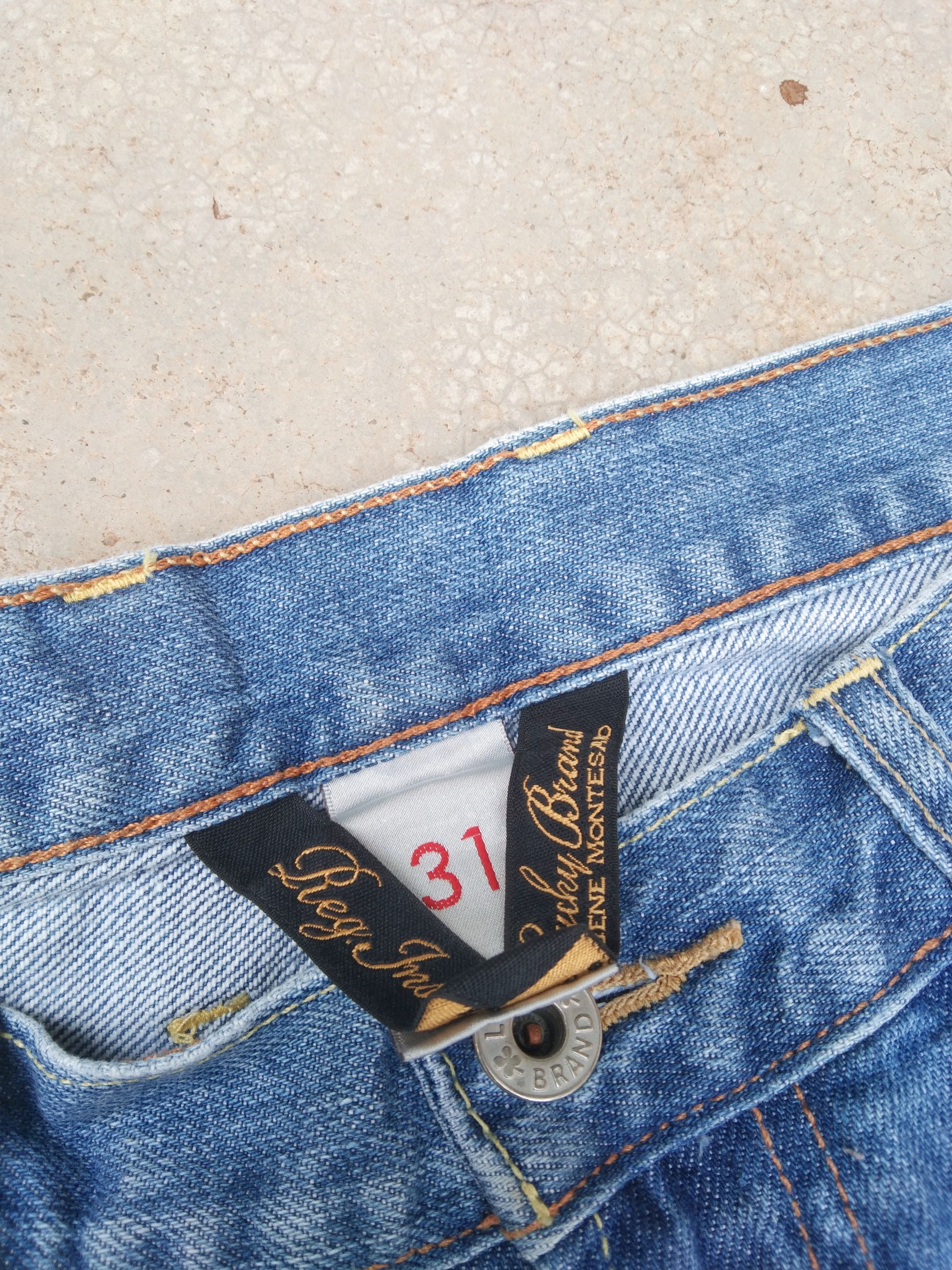Lucky Brand × Vintage Vintage Y2k Lucky Brand Loose Flared Boot Cut Jeans 31x30 Size US 30 / EU 46 - 6 Thumbnail