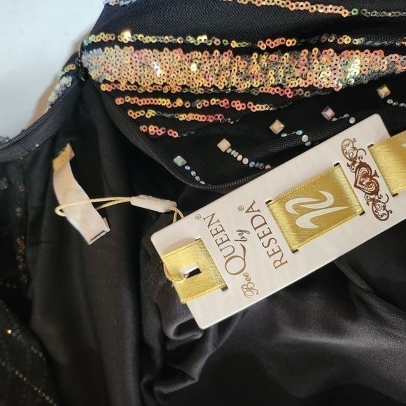 Vintage Bee Queen by Reseda Embellished Flare Slv Lined Sz 12/XL/44 Size XL / US 12-14 / IT 48-50 - 7 Thumbnail