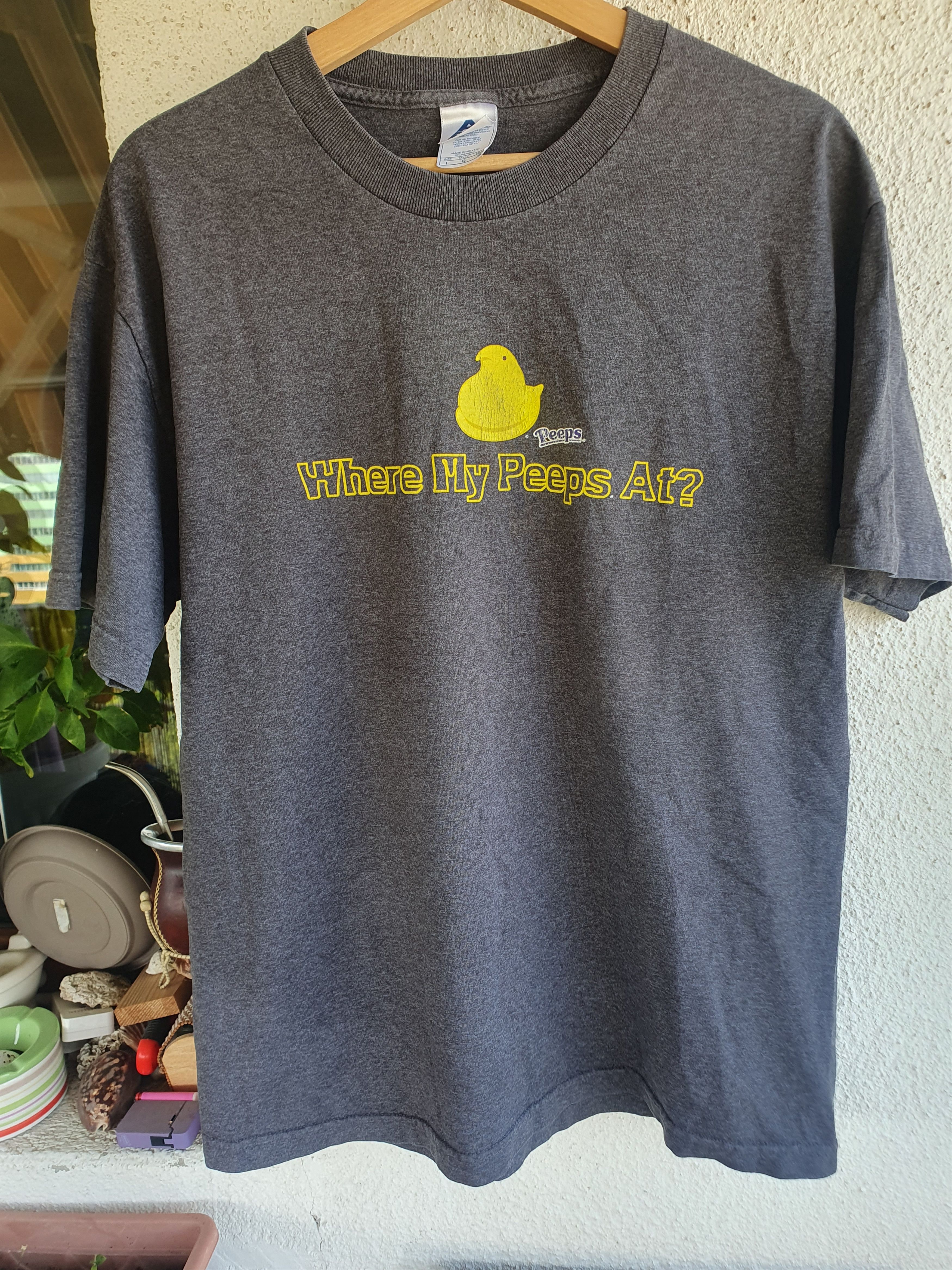 AAA × Vintage Where My Peeps At? Vintage T-Shirt Easter Marshmallow sz L Size US L / EU 52-54 / 3 - 2 Thumbnail