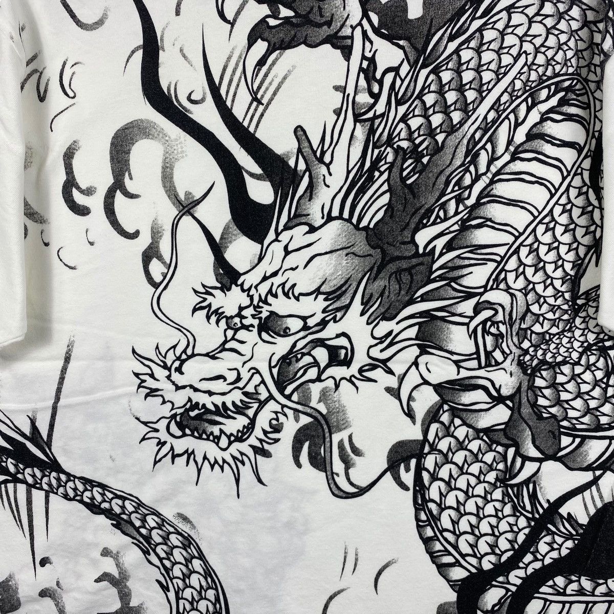Japanese Brand Japanese Oriental KARAKURI TAMASHI Sukajan Dragon Graphic Size US M / EU 48-50 / 2 - 2 Thumbnail