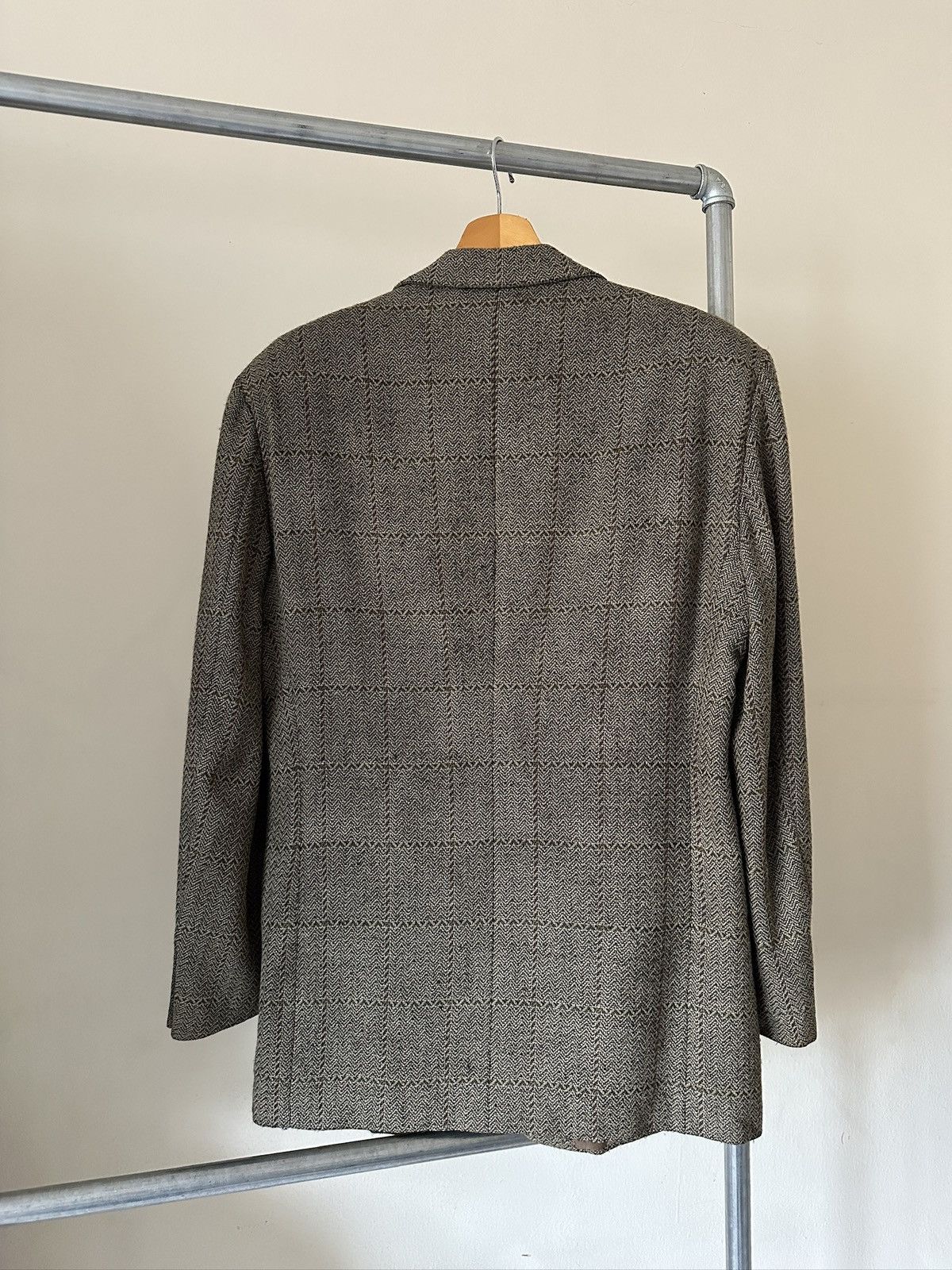 Giorgio Armani 1990s Giorgio Armani Wool Tweet Jacket Size US L / EU 52-54 / 3 - 7 Thumbnail