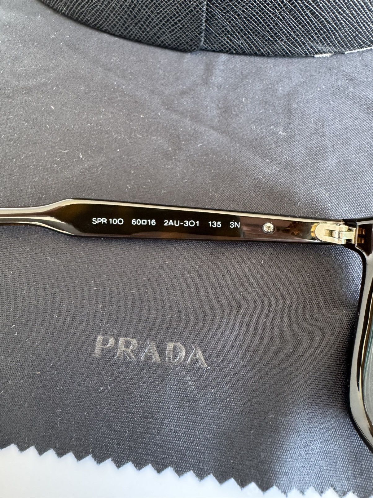 Prada Prada Sunglasses SPR 10O Brown Shield Sport Size ONE SIZE - 10 Thumbnail