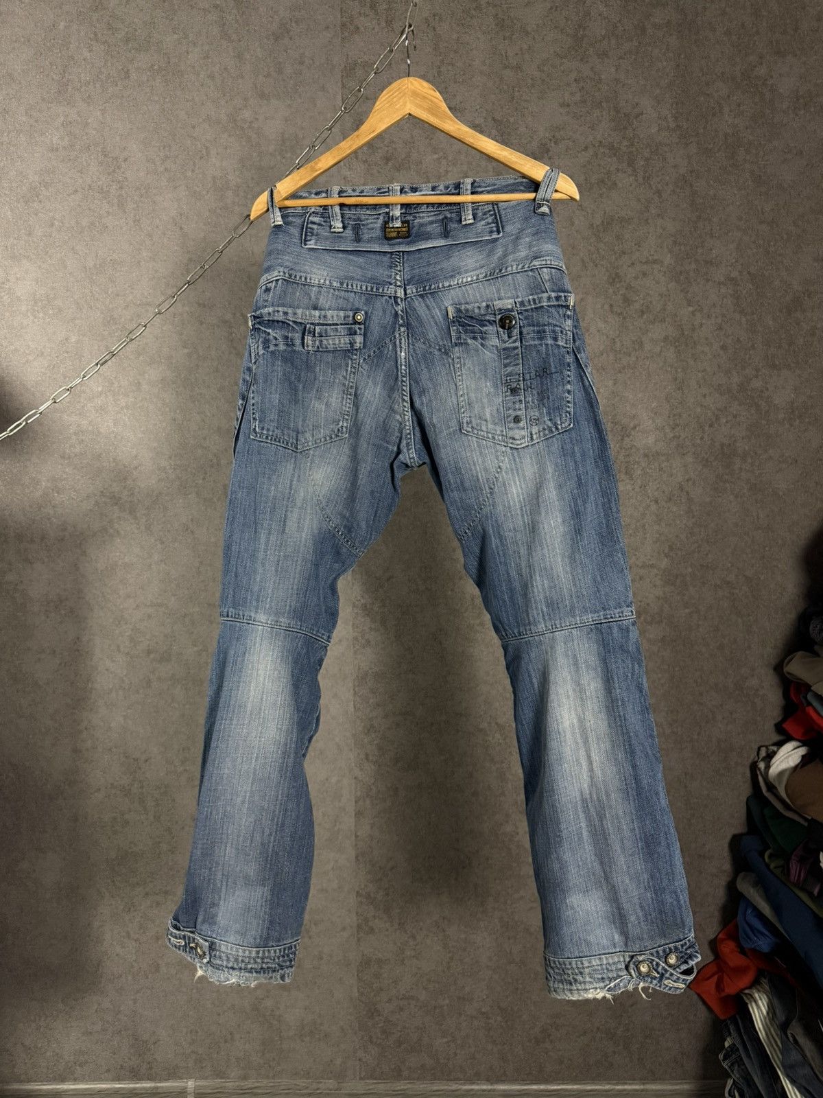 G-Star G Star Raw vintage designer biker jeans Size US 32 / EU 48 - 7 Thumbnail