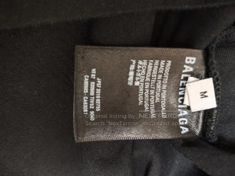Balenciaga Balenciaga Black Short Sleeve T-Shirt Size US M / EU 48-50 / 2 - 4 Thumbnail