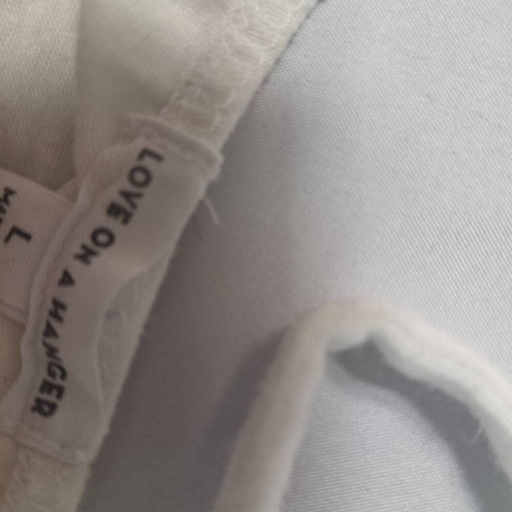 Other Love On A Hanger-Chic Boho White Lace Cami Top Large Size L / US 10 / IT 46 - 5 Thumbnail