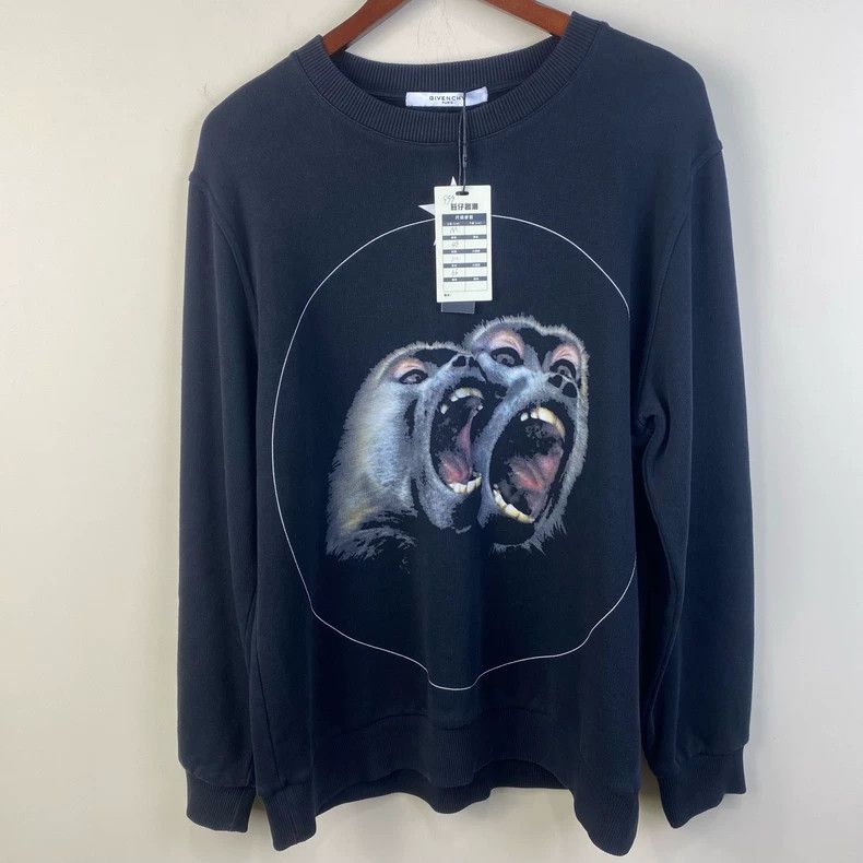 Givenchy Givenchy Ape Monkey Hoodie 2506-Nextarrow Size US M / EU 48-50 / 2 - 1 Thumbnail