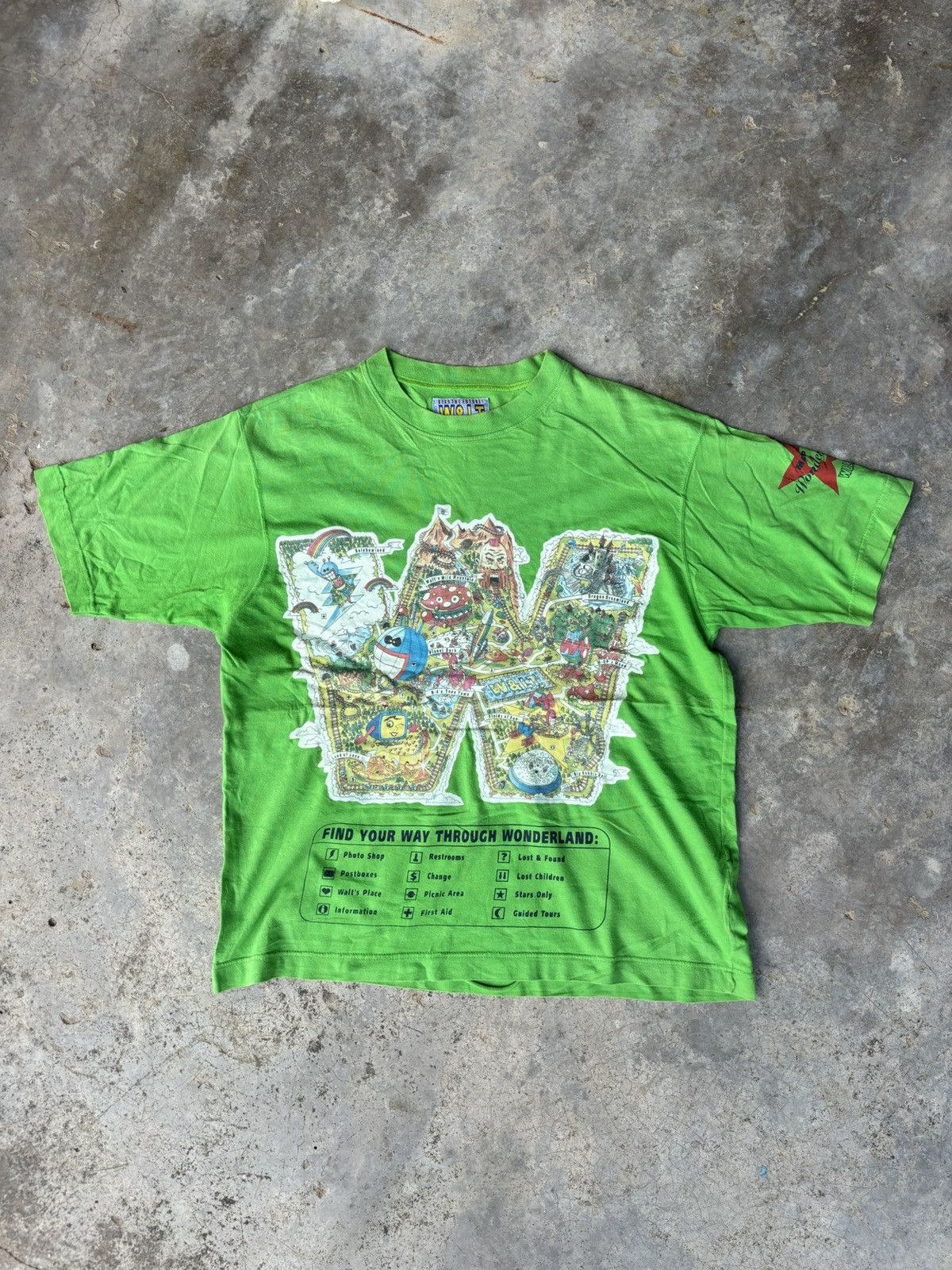 Walter Van Beirendonck Walter Van Beirendonck W & Lt Map Of Wonderland Tshirt Size US M / EU 48-50 / 2 - 3 Thumbnail