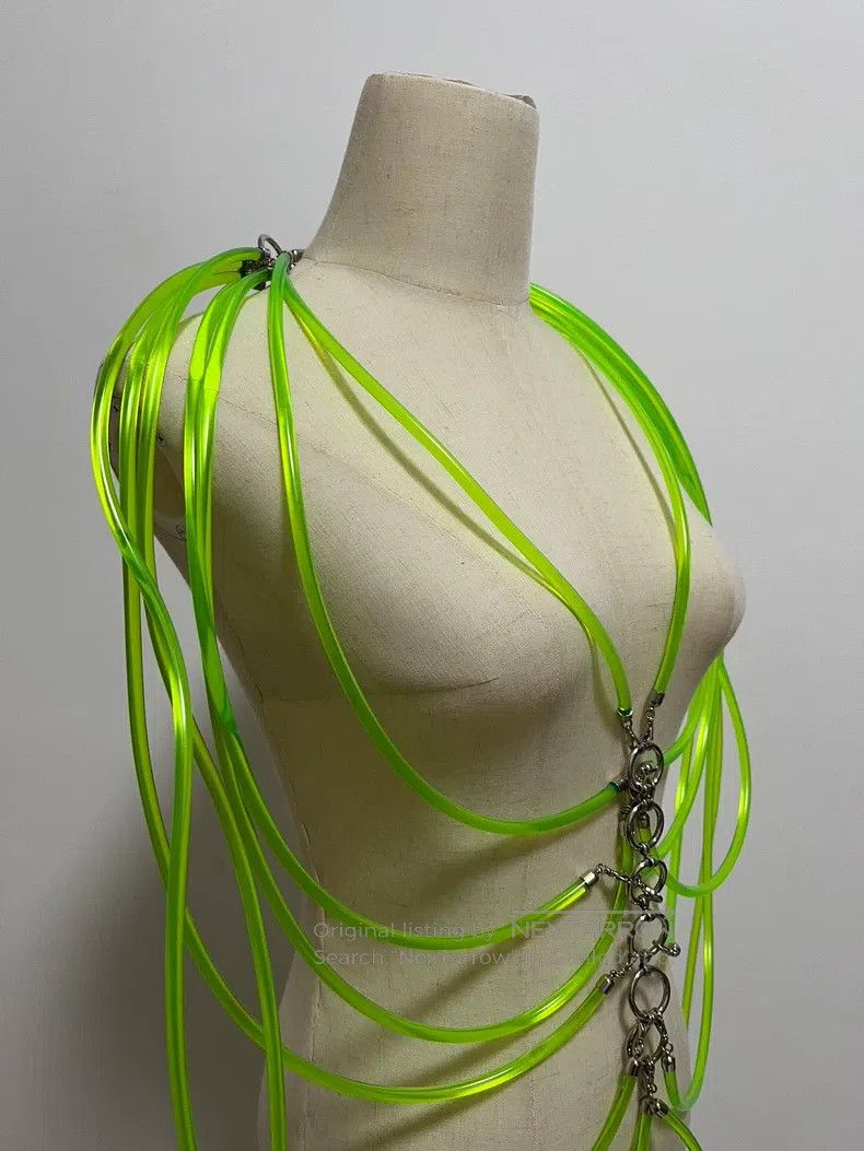 Japanese Brand Japanese Brand Fotus Green fluorescent tube necklace Size ONE SIZE - 5 Thumbnail
