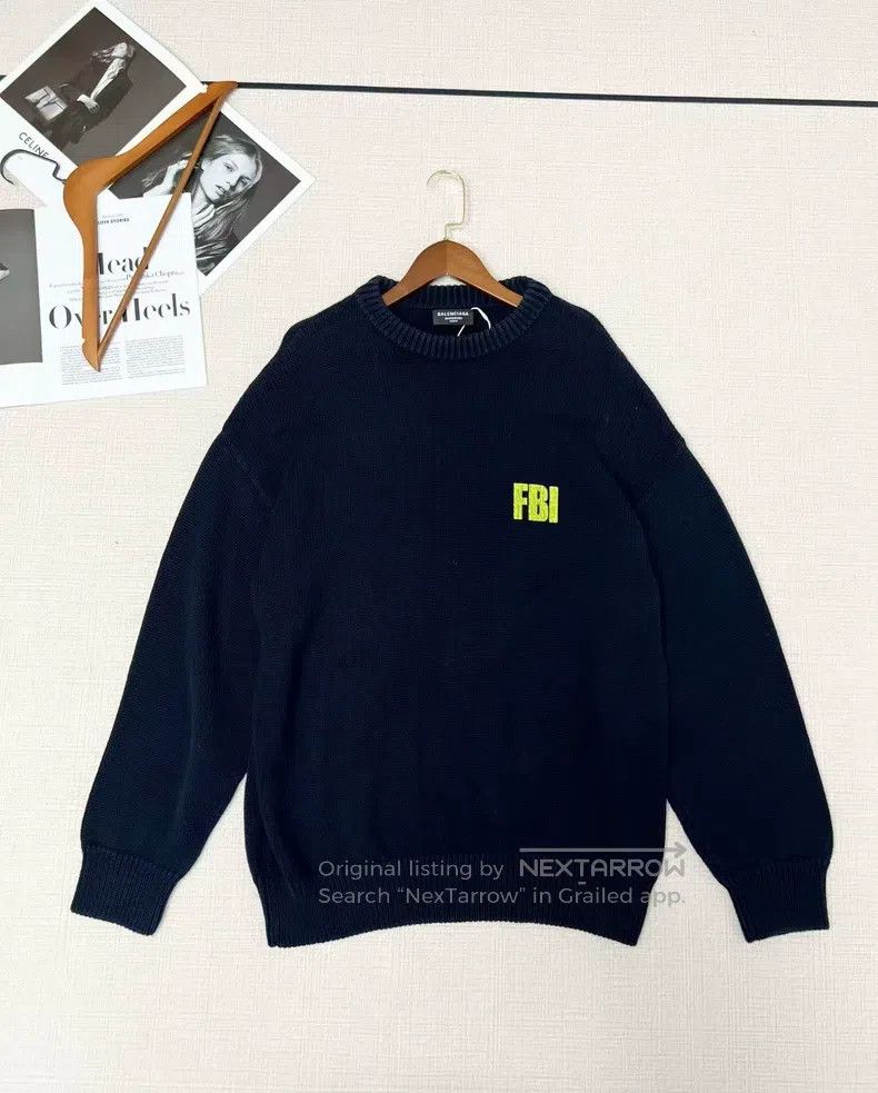 Balenciaga Balenciaga Loose Knit Sweater Size US S / EU 44-46 / 1 - 1 Thumbnail