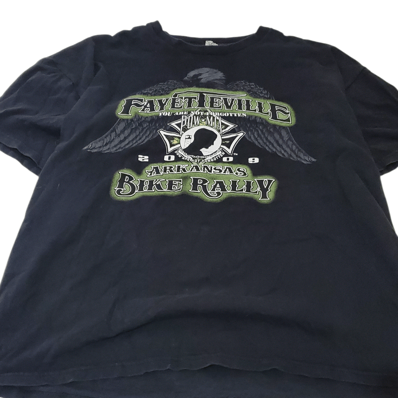 Vintage 2009 Biker Rally POW T-Shirt Size US XXL / EU 58 / 5 - 4 Thumbnail
